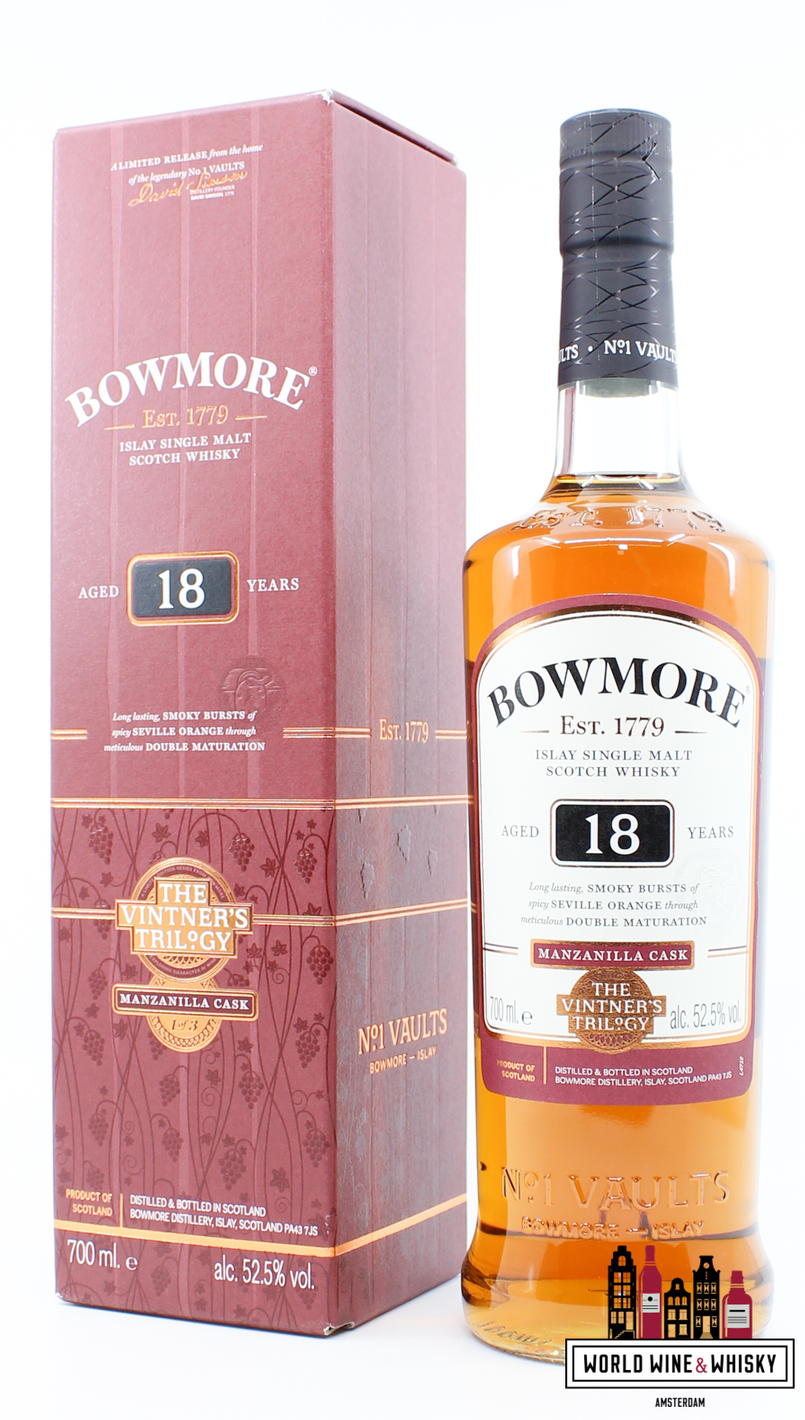 Bowmore Bowmore 18 Years Old 2017 - The Vintner's Trilogy - Manzanilla Cask 52.5%