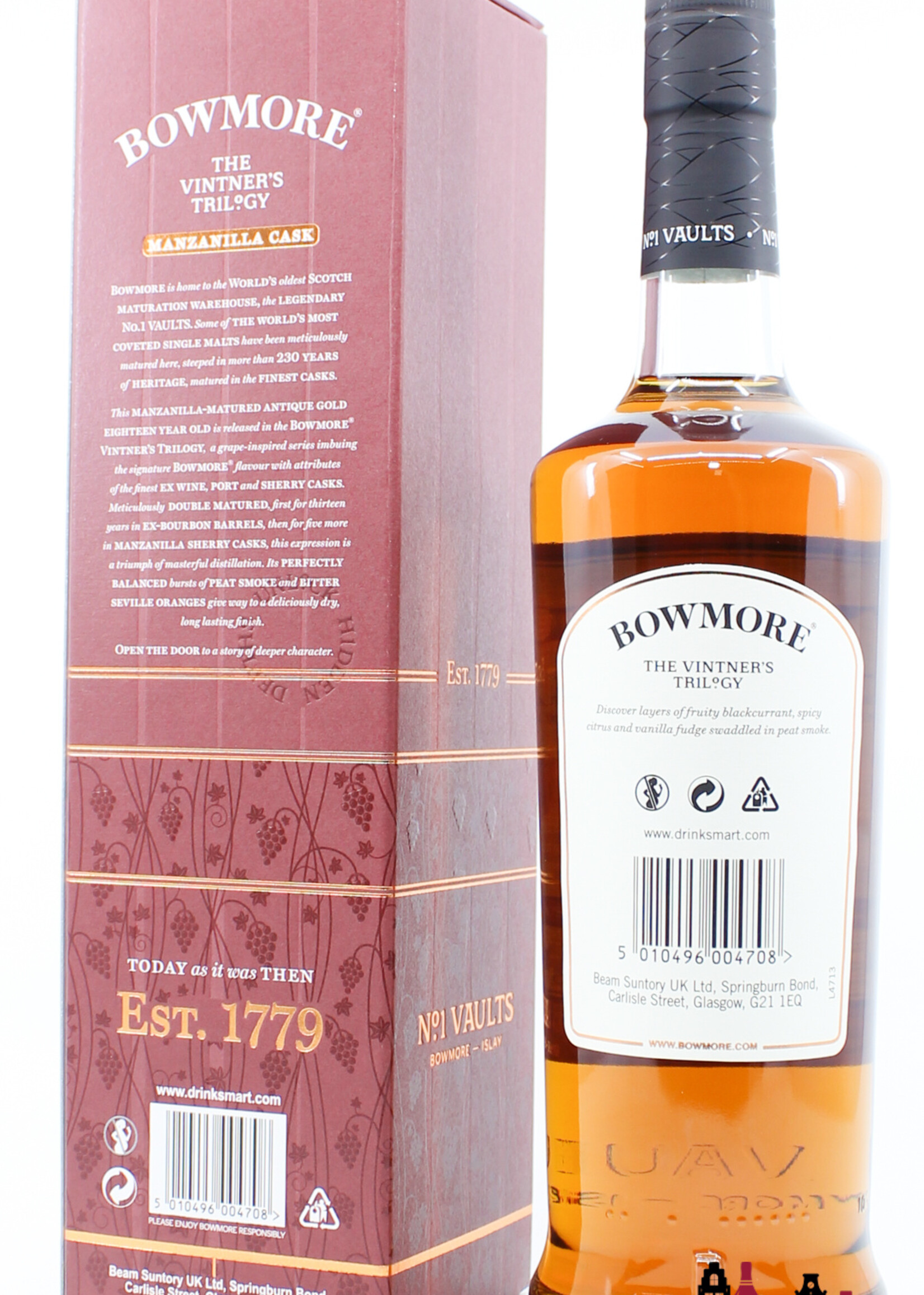 Bowmore Bowmore 18 Years Old 2017 - The Vintner's Trilogy - Manzanilla Cask 52.5%