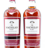 Macallan Ruby 2014 - The 1824 Series 43% 700ml (set of 2 bottles)