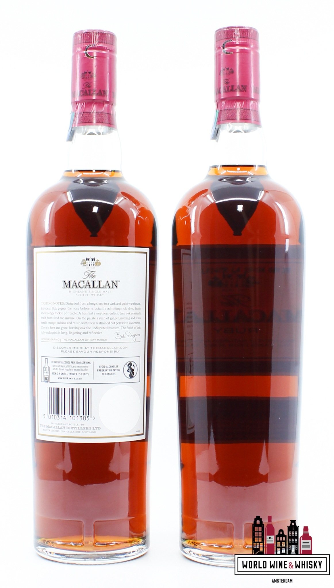 Macallan Ruby 2014 - The 1824 Series 43% 700ml (set of 2 bottles)