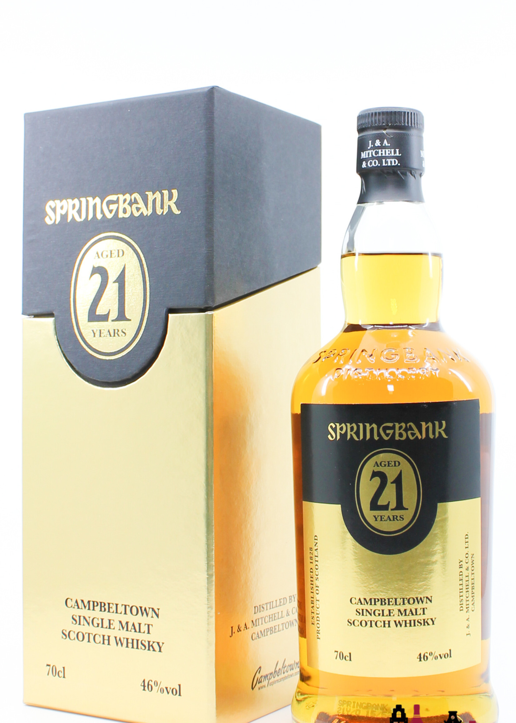 Springbank Springbank 21 Years Old 2015 - Limited Edition - Black/Gold Edition 46% (1 of 3600)