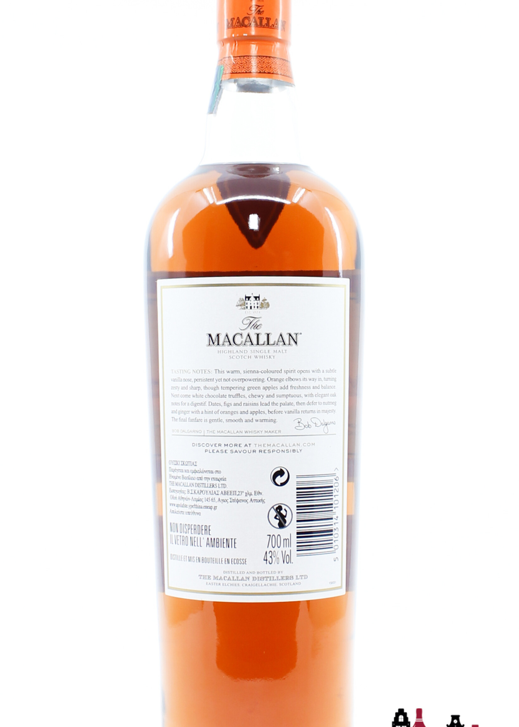The Macallan Macallan Sienna - The 1824 Series 43% 700ml (without the cardboard case)