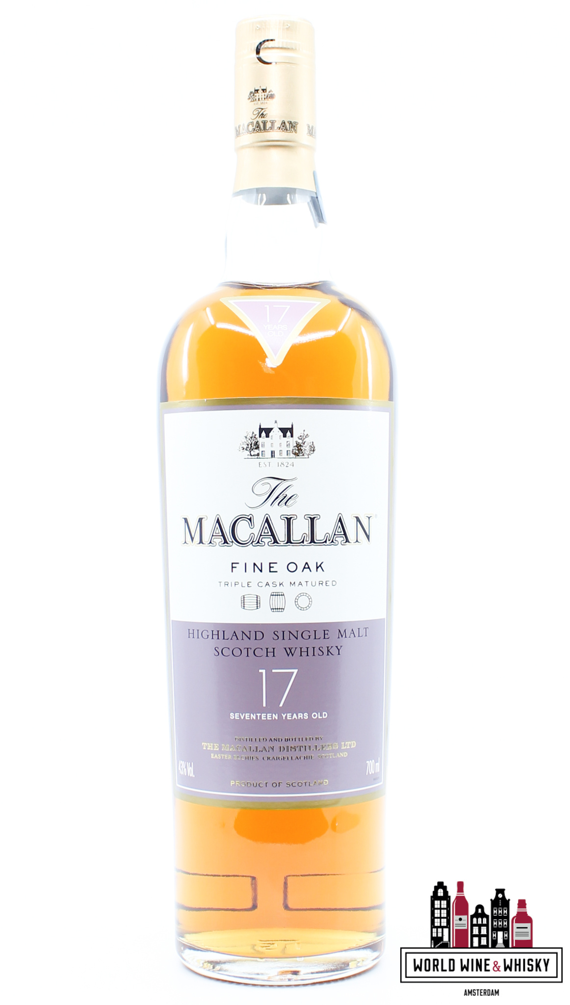 Macallan Macallan 17 Years Old - Fine Oak - Triple Cask Matured 43% (without the cardboard case)