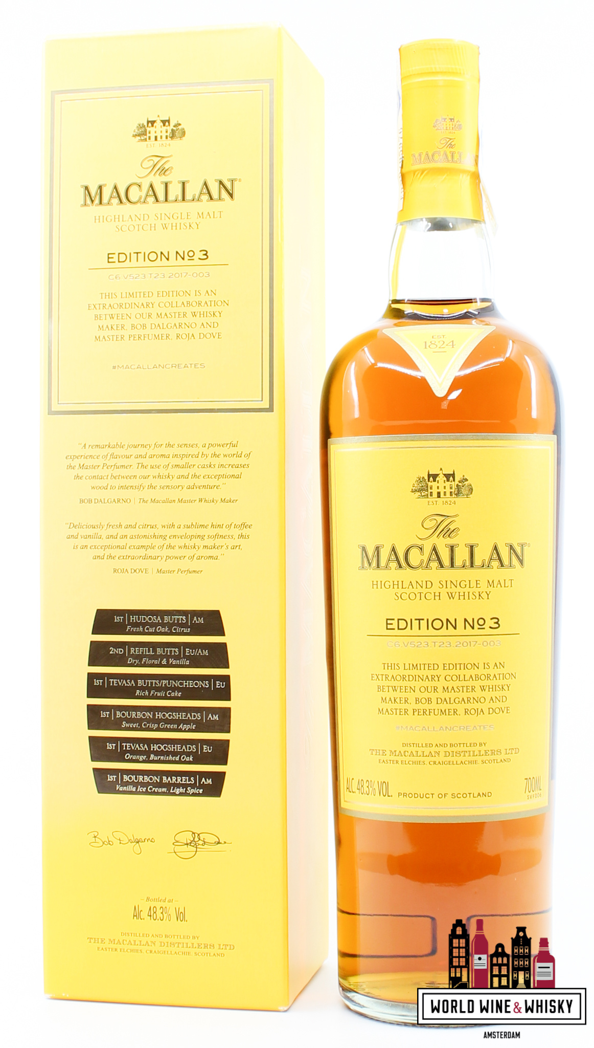 Macallan Macallan Edition No 3 2017 48.3% 700ml (in cardboard case)