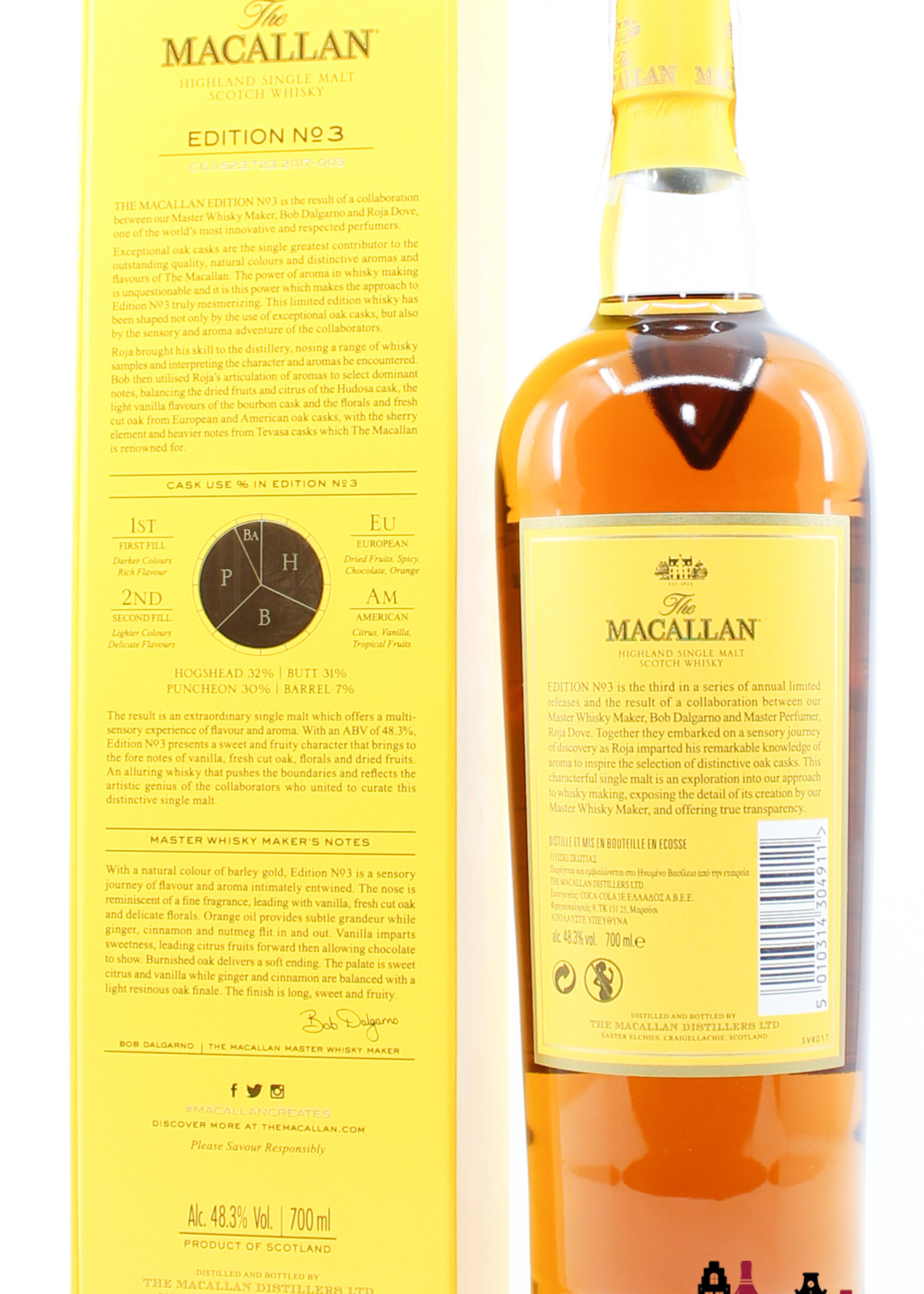 The Macallan Macallan Edition No 3 2017 48.3% 700ml (in cardboard case)