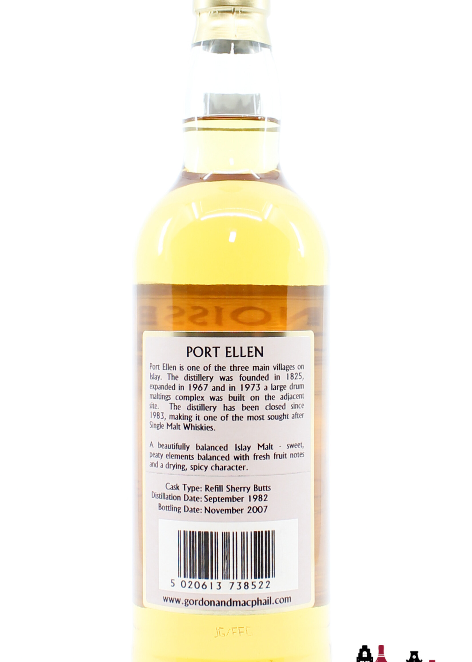 Port Ellen Port Ellen 25 Years Old 1982 2007 Gordon & MacPhail – Connoisseurs Choice 40% (Closed Distillery)