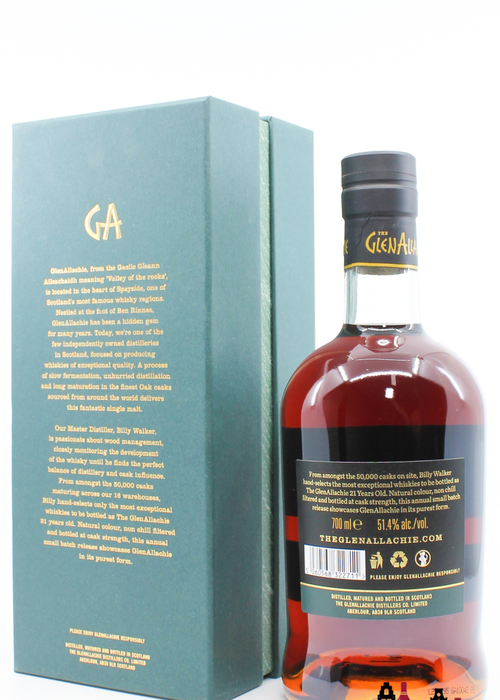 Glenallachie Glenallachie 21 Years Old 2020 - Batch Number One 51.4% (1 of 1600)