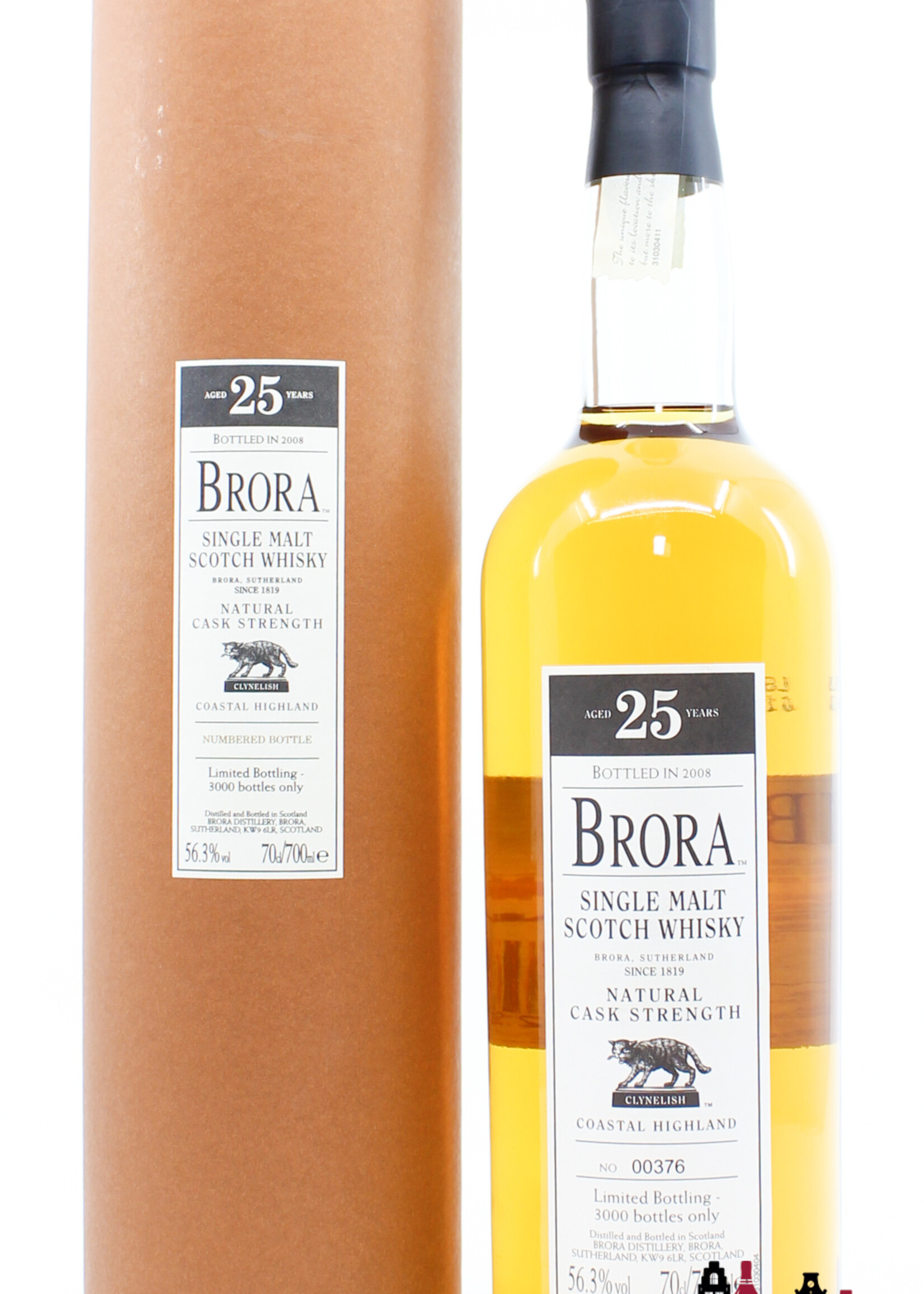 Brora Brora 25 Years Old 1982 2008 - 7th Release - Natural Cask Strength 56.3% (1 of 3000)