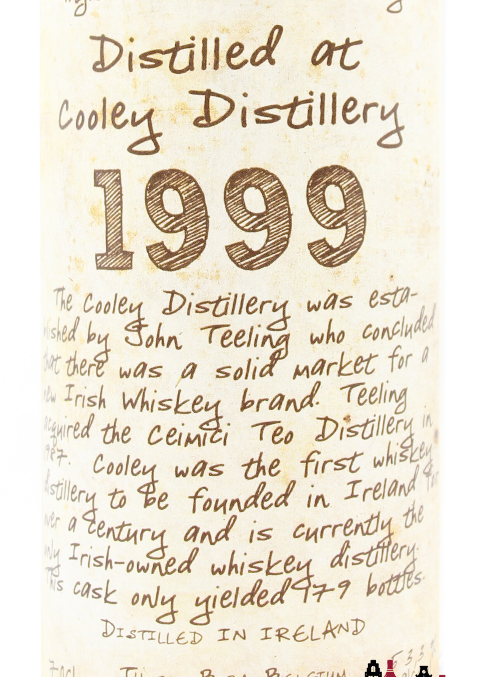 Cooley Cooley 13 Years Old 1999 2012 - Handwritten Label - Thosop Import 53.3% (1 of 179)