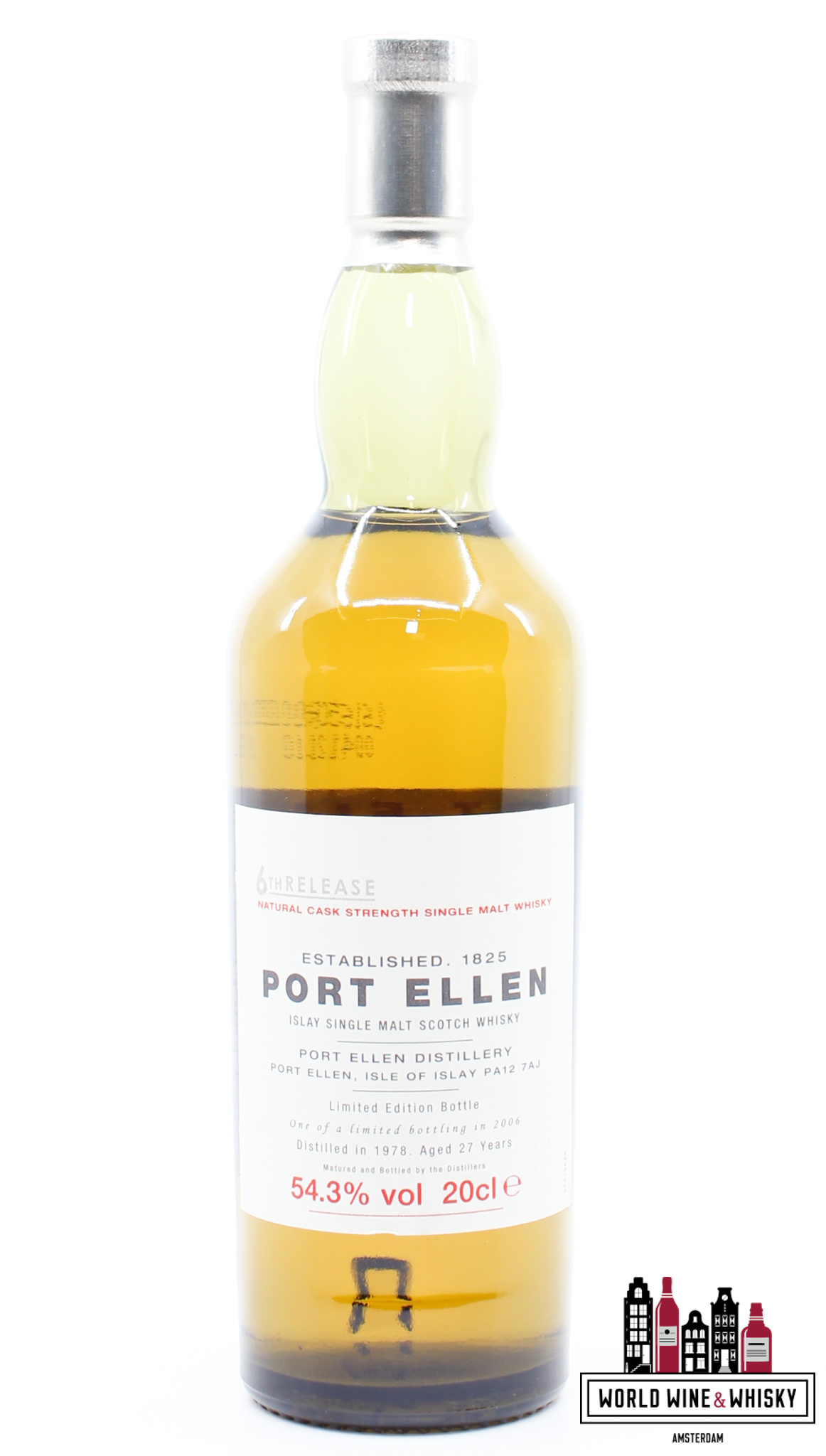 Port Ellen Port Ellen 27 Years Old 1978 2006 - 6th Release 54.3% 200ml (Closed Distillery)