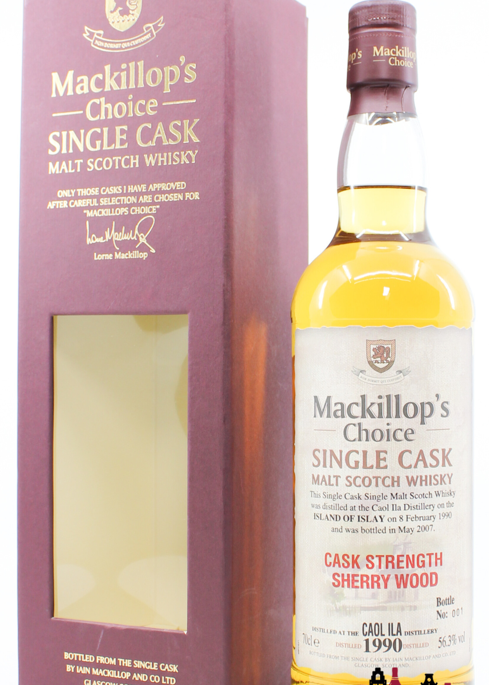 Caol Ila Caol Ila 17 Years Old 1990 2007 - Single Cask - Cask Strength - Mackillop's Choice 56.3%