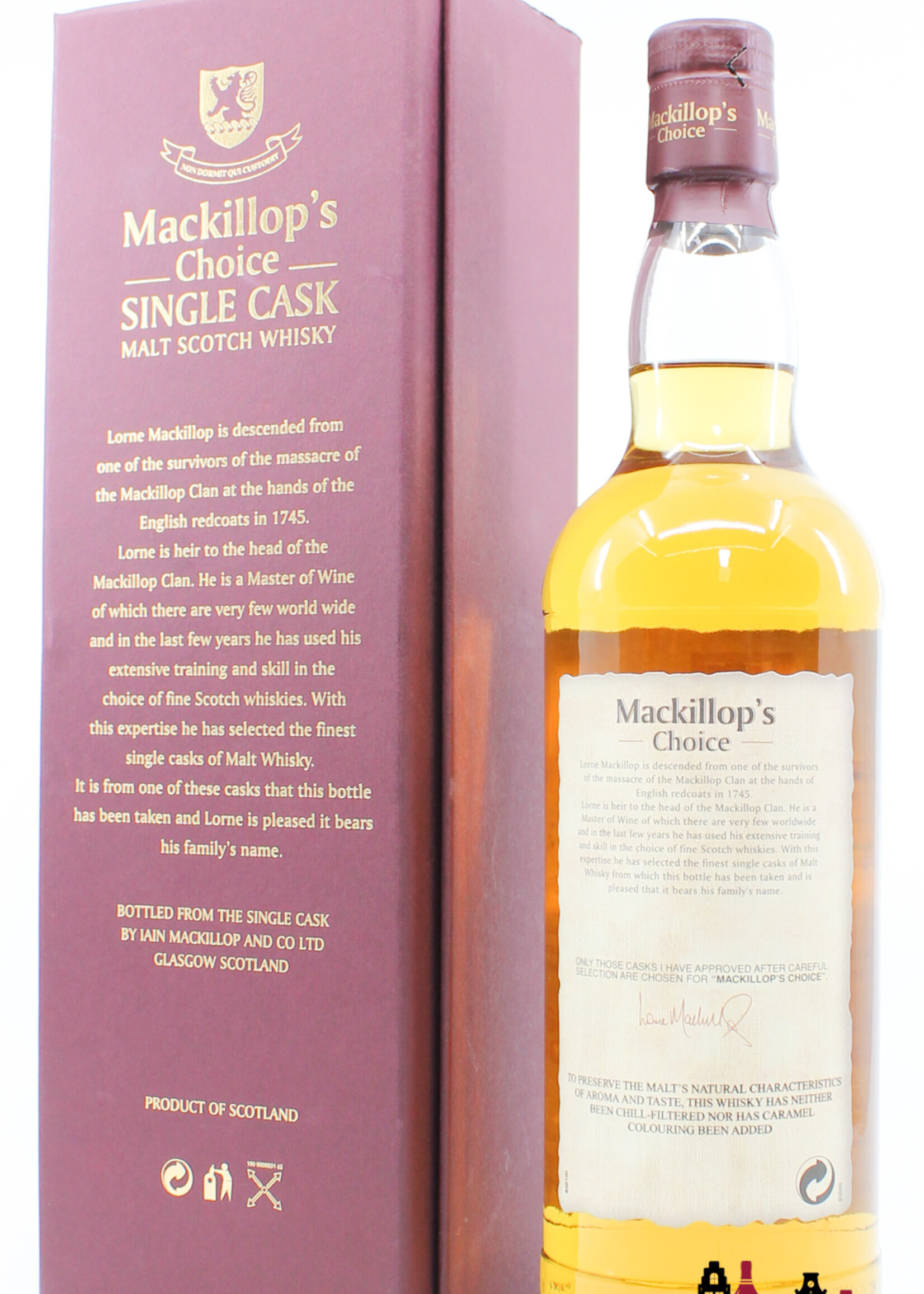 Caol Ila Caol Ila 17 Years Old 1990 2007 - Single Cask - Cask Strength - Mackillop's Choice 56.3%