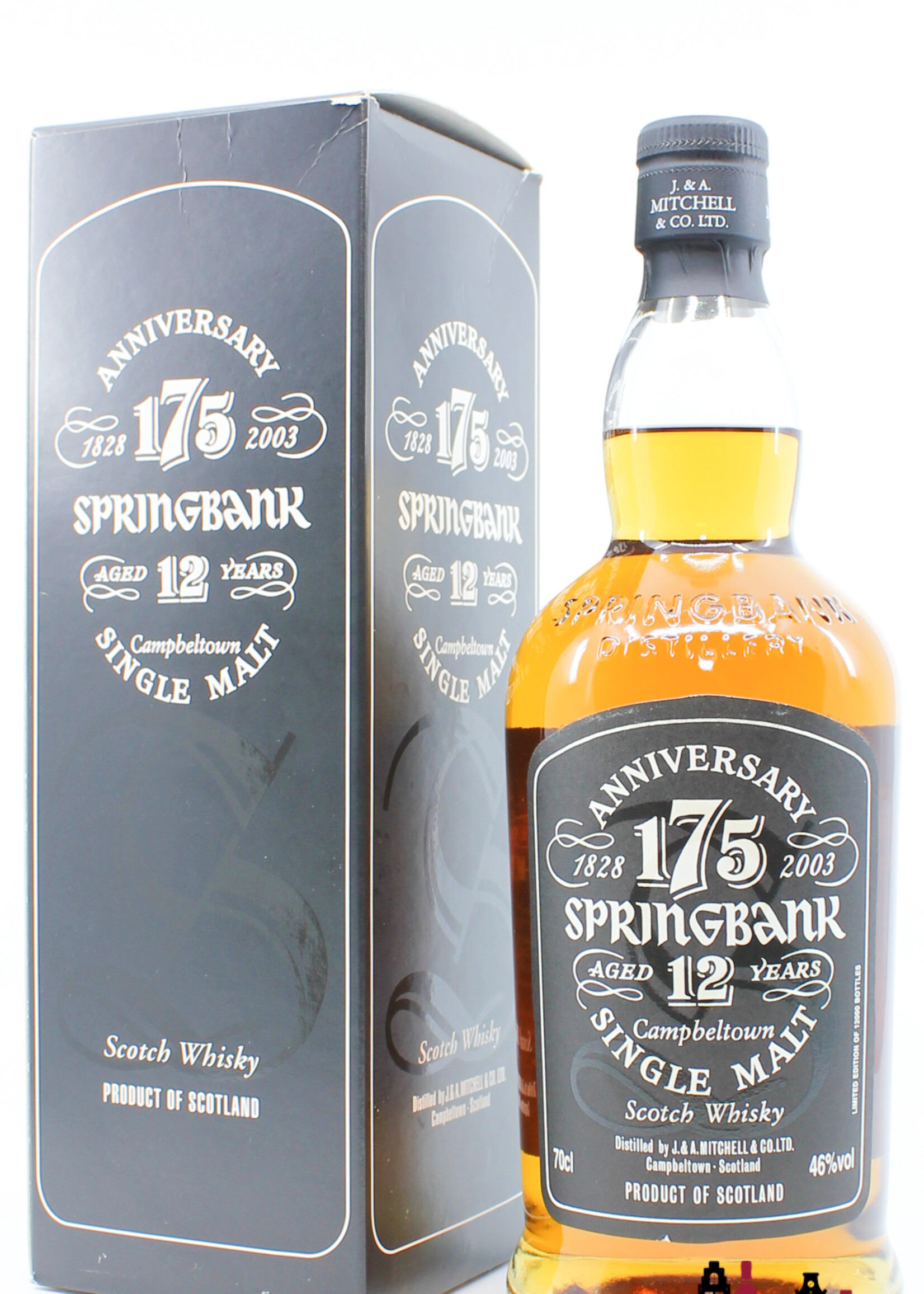 Springbank Springbank 12 Years Old 2003 - 175th Anniversary 1828-2003 46% (1 of 12000)