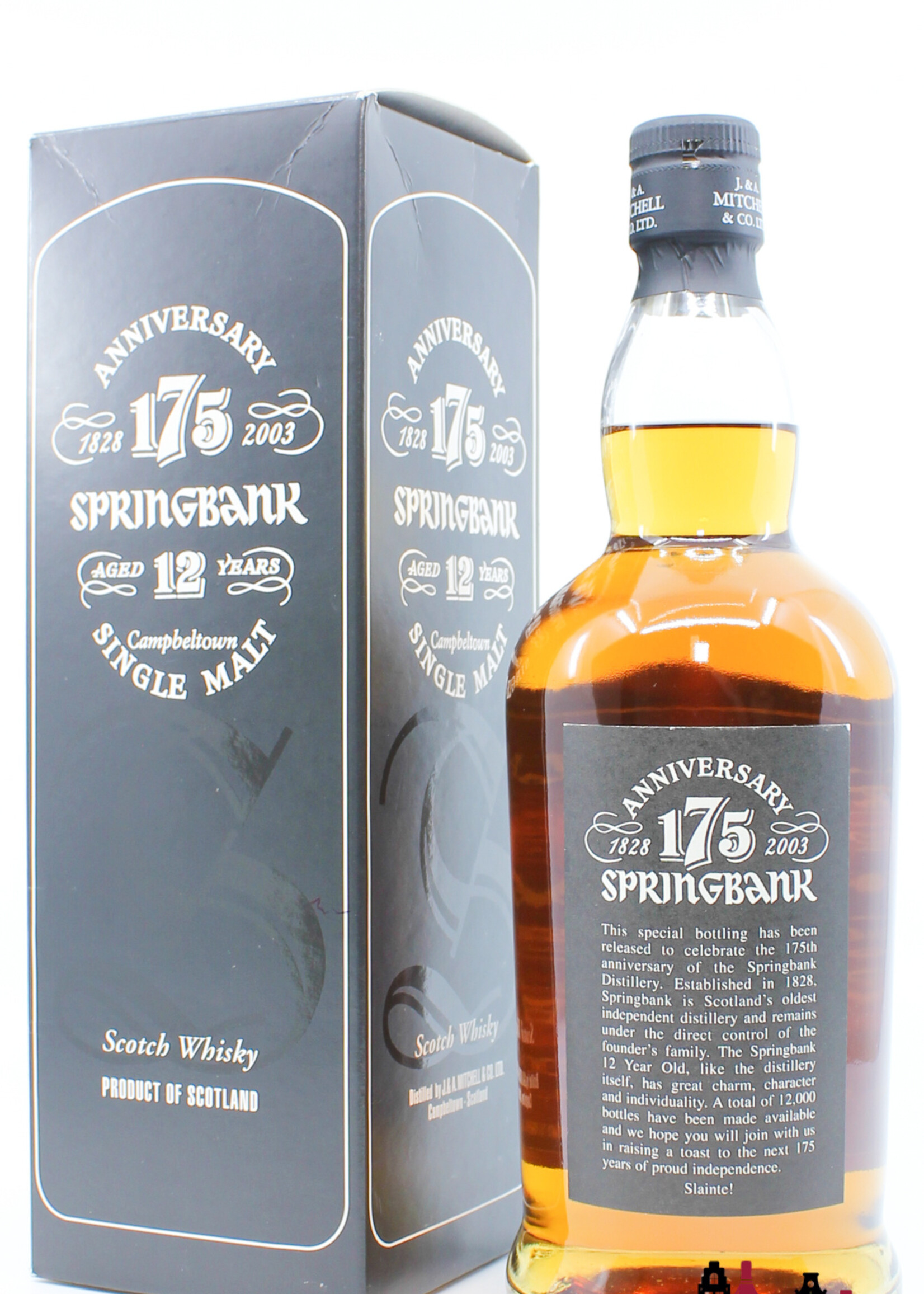Springbank Springbank 12 Years Old 2003 - 175th Anniversary 1828-2003 46% (1 of 12000)