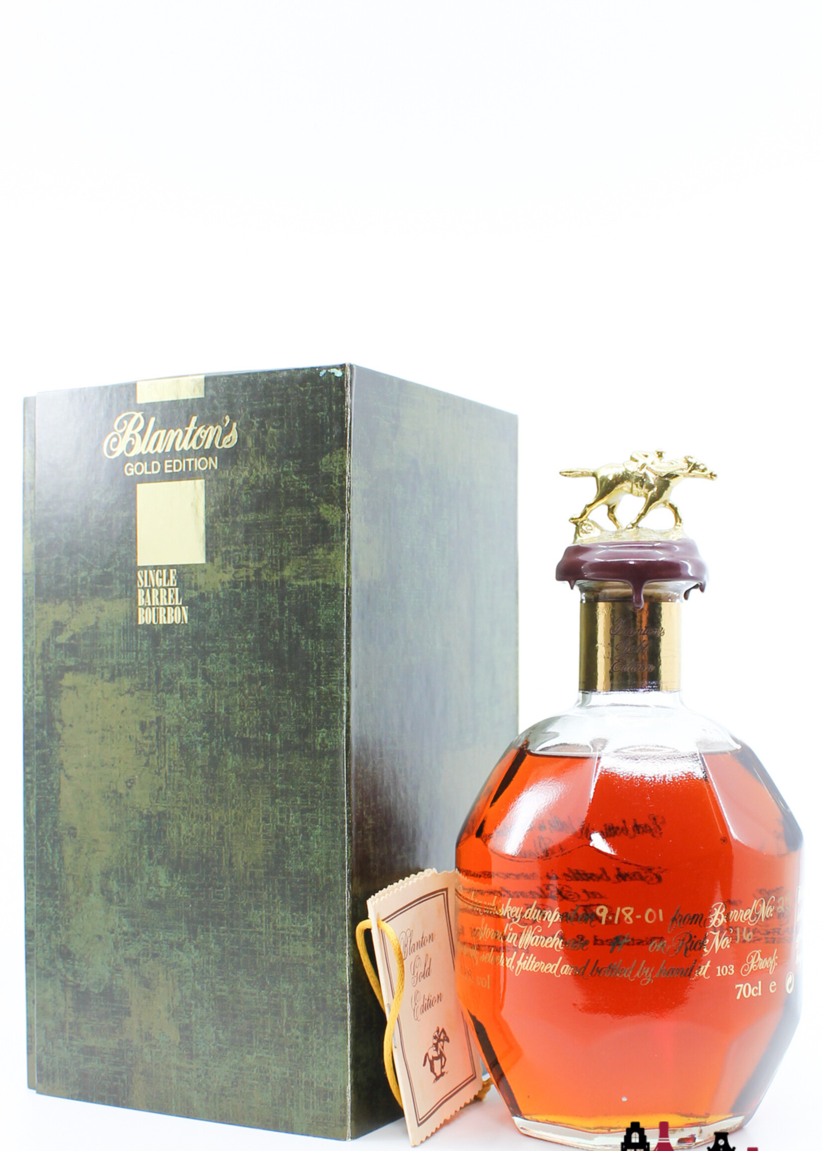 Blanton's Blanton's 2001 Gold Edition - Barrel 25 - Kentucky Single Barrel Straight Bourbon Whiskey 51.5% (103 Proof)