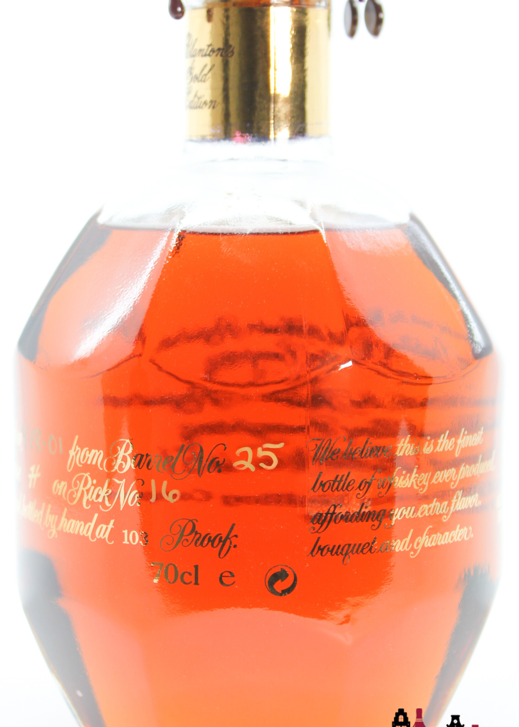 Blanton's Blanton's 2001 Gold Edition - Barrel 25 - Kentucky Single Barrel Straight Bourbon Whiskey 51.5% (103 Proof)