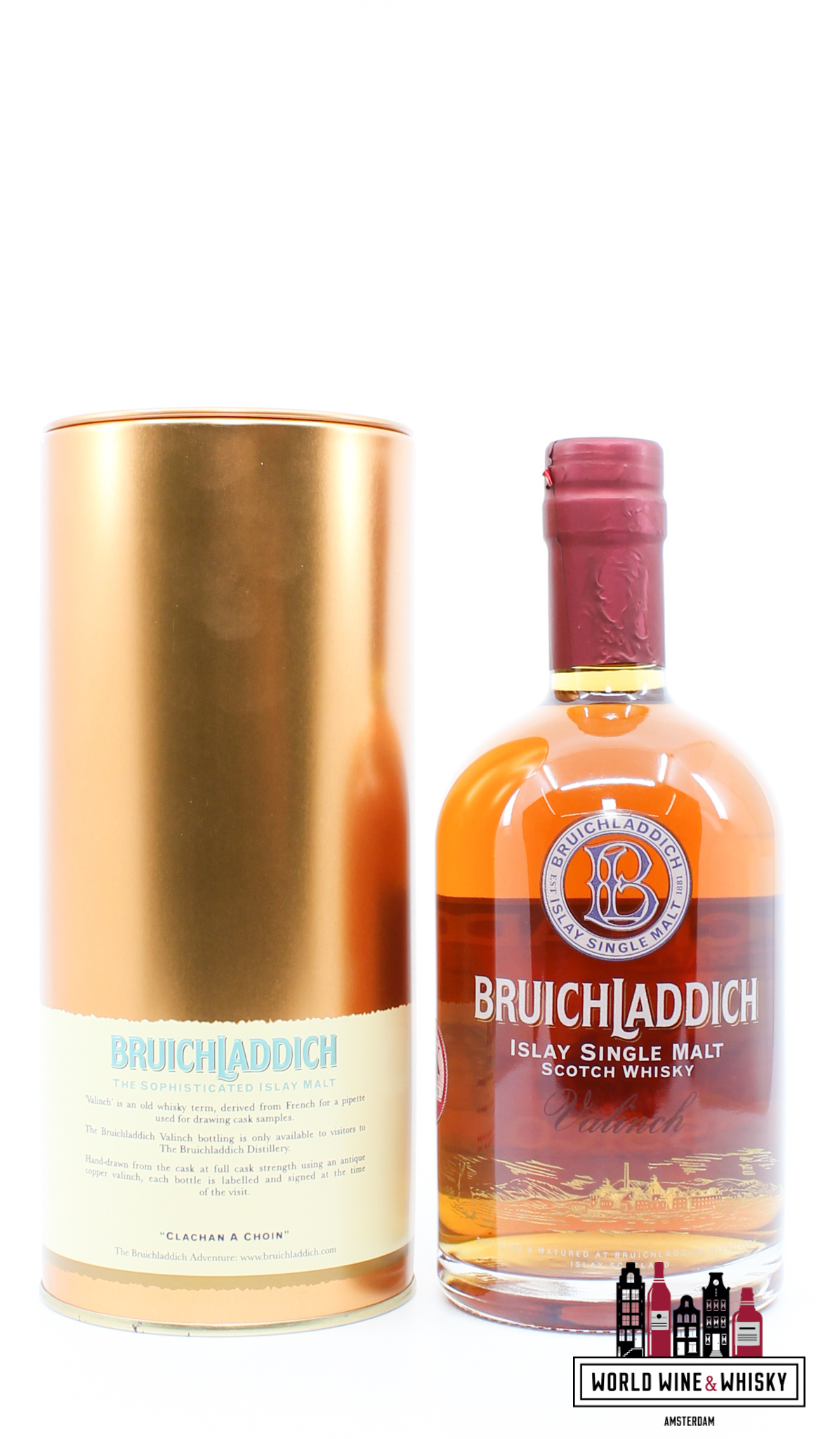 Bruichladdich Bruichladdich 20 Years Old 1992 2012 - El Classico Valinch - Distillery only - Cask 516 50% (1 of 650)