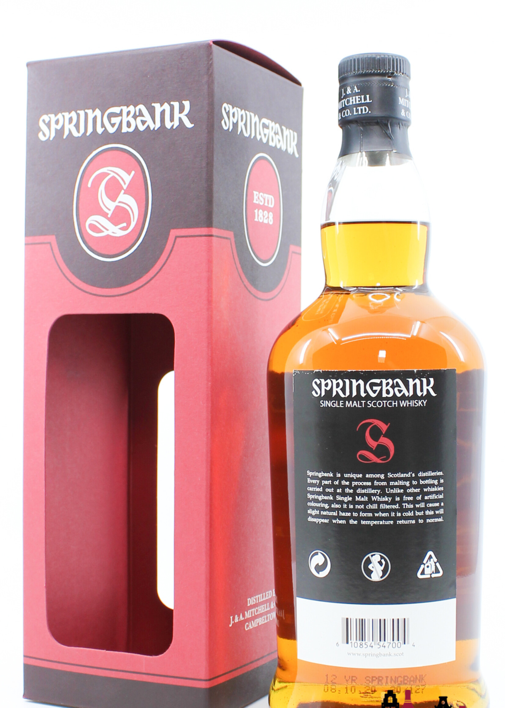 Springbank Springbank 12 Years Old 2020 - Cask Strength - Red/Black Edition 56.1% (1 of 12000)