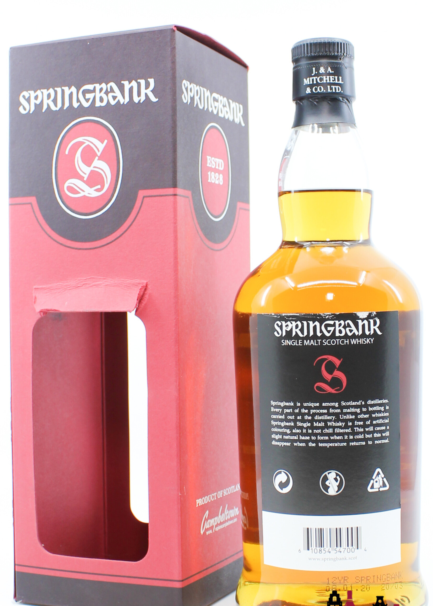 Springbank Springbank 12 Years Old 2020 - Cask Strength - Batch 20 - Red/Black Edition 55.3%
