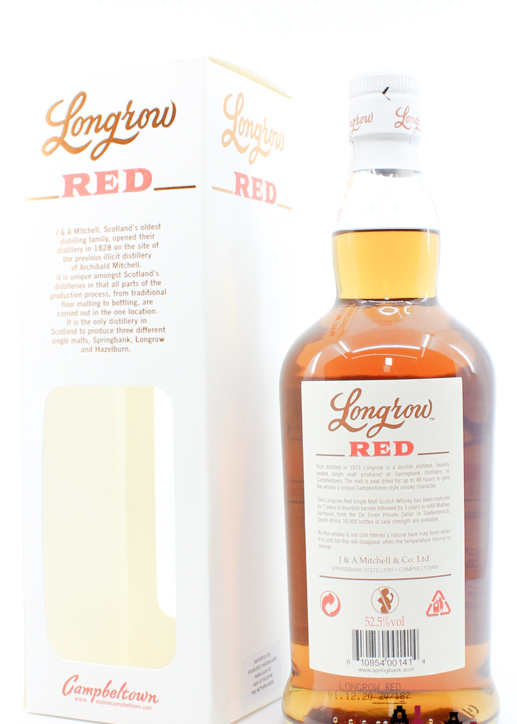 Springbank Longrow Red 10 Years Old 2020 - Refill Malbec Matured (Springbank) 52.5% (1 of 10.000)