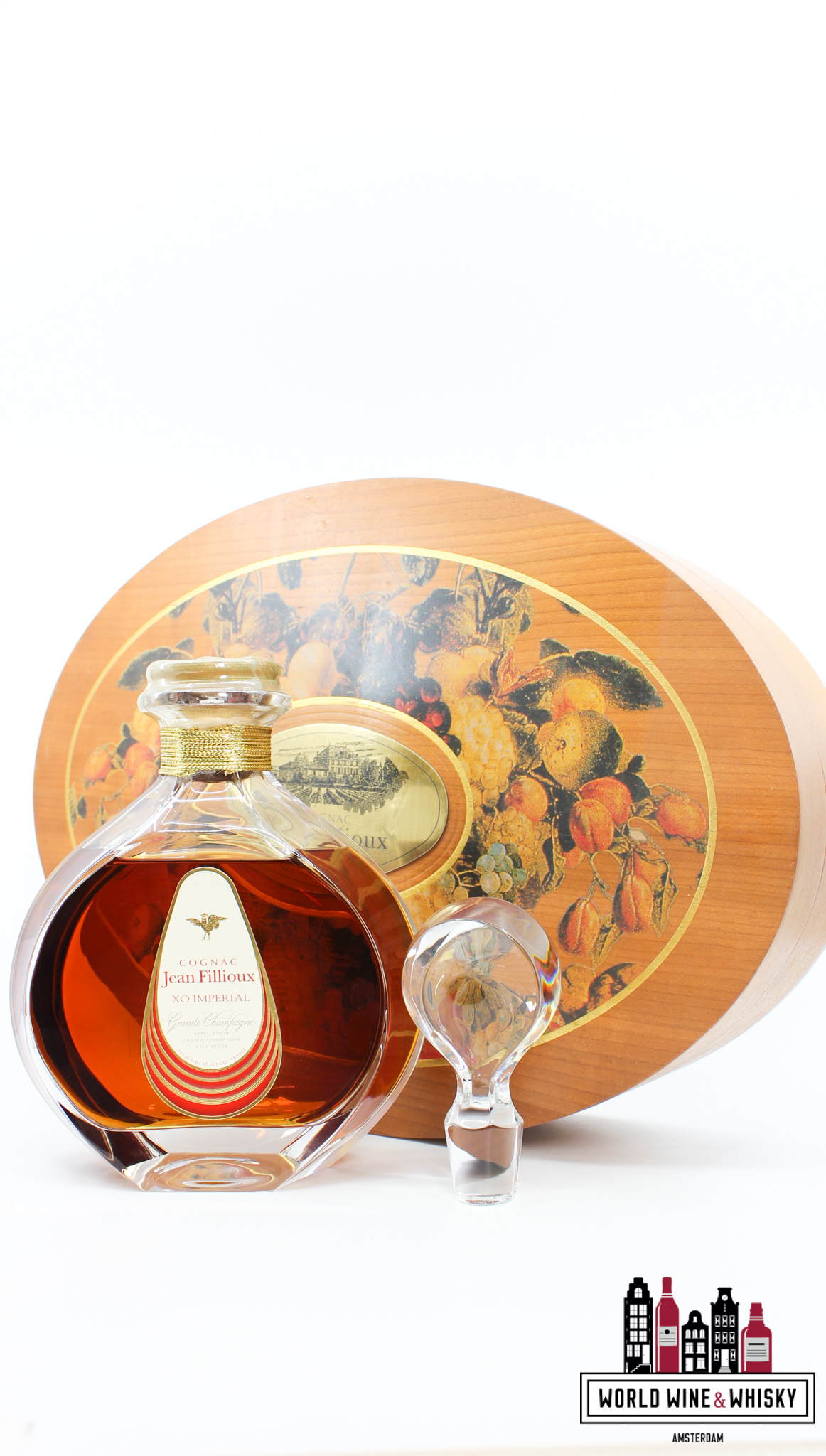 Jean Fillioux Jean Fillioux Cognac - XO Imperial Grande Champagne 40% (in luxury case incl. glass stopper)