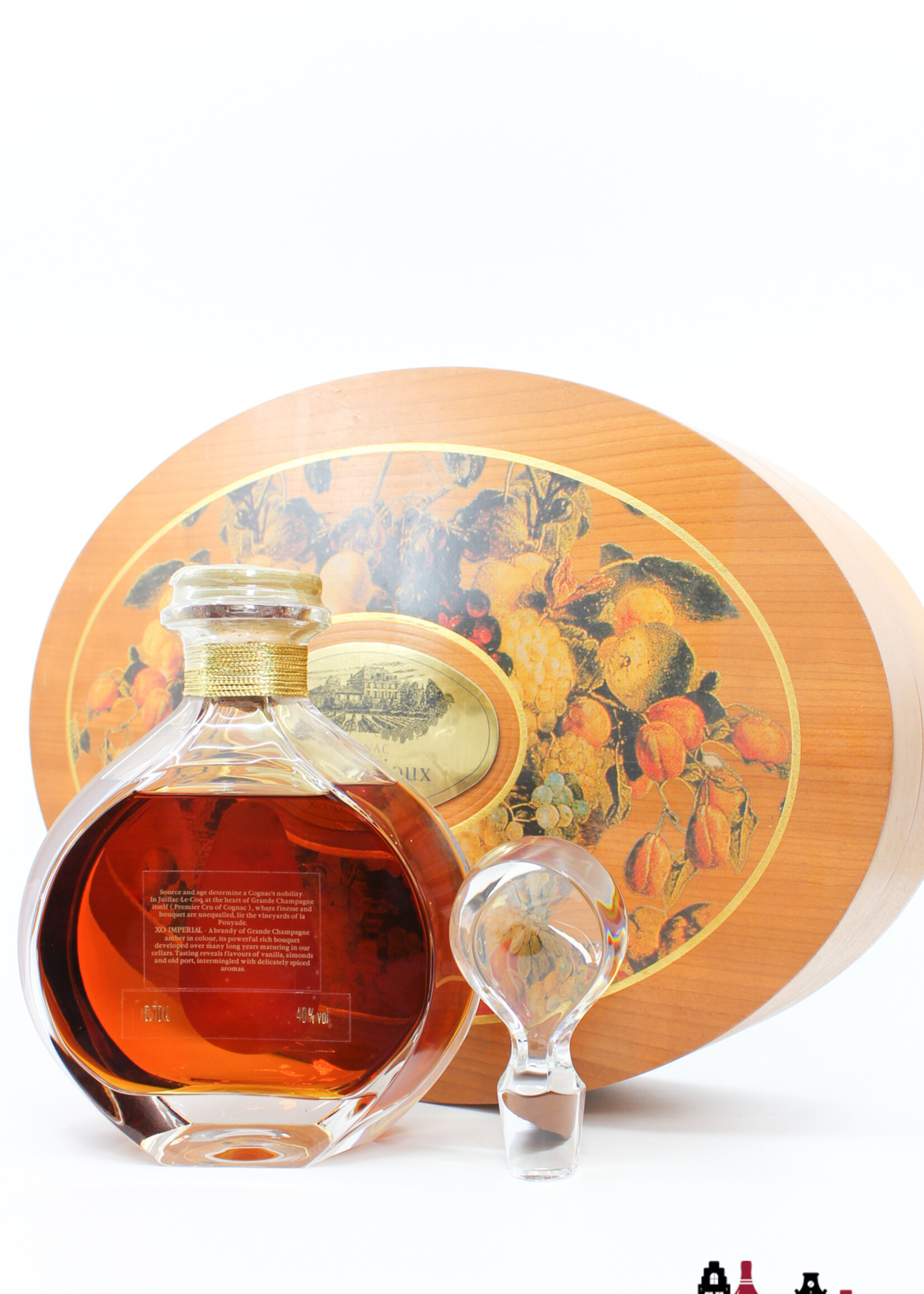Jean Fillioux Jean Fillioux Cognac - XO Imperial Grande Champagne 40% (in luxury case incl. glass stopper)