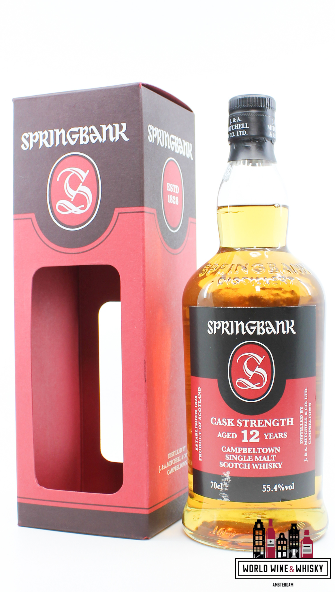 Springbank Springbank 12 Years Old 2021 - Cask Strength - Red/Black Edition 55.4% (marge)