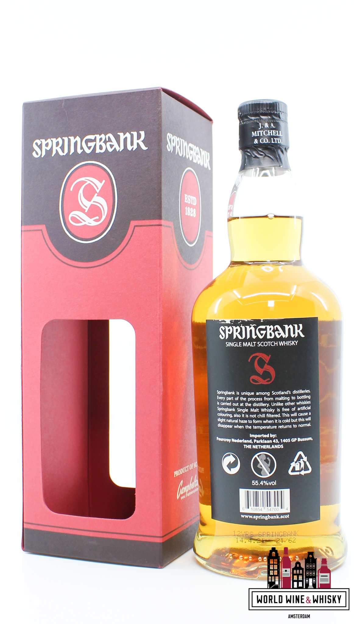 Springbank Springbank 12 Years Old 2021 - Cask Strength - Red/Black Edition 55.4% (marge)