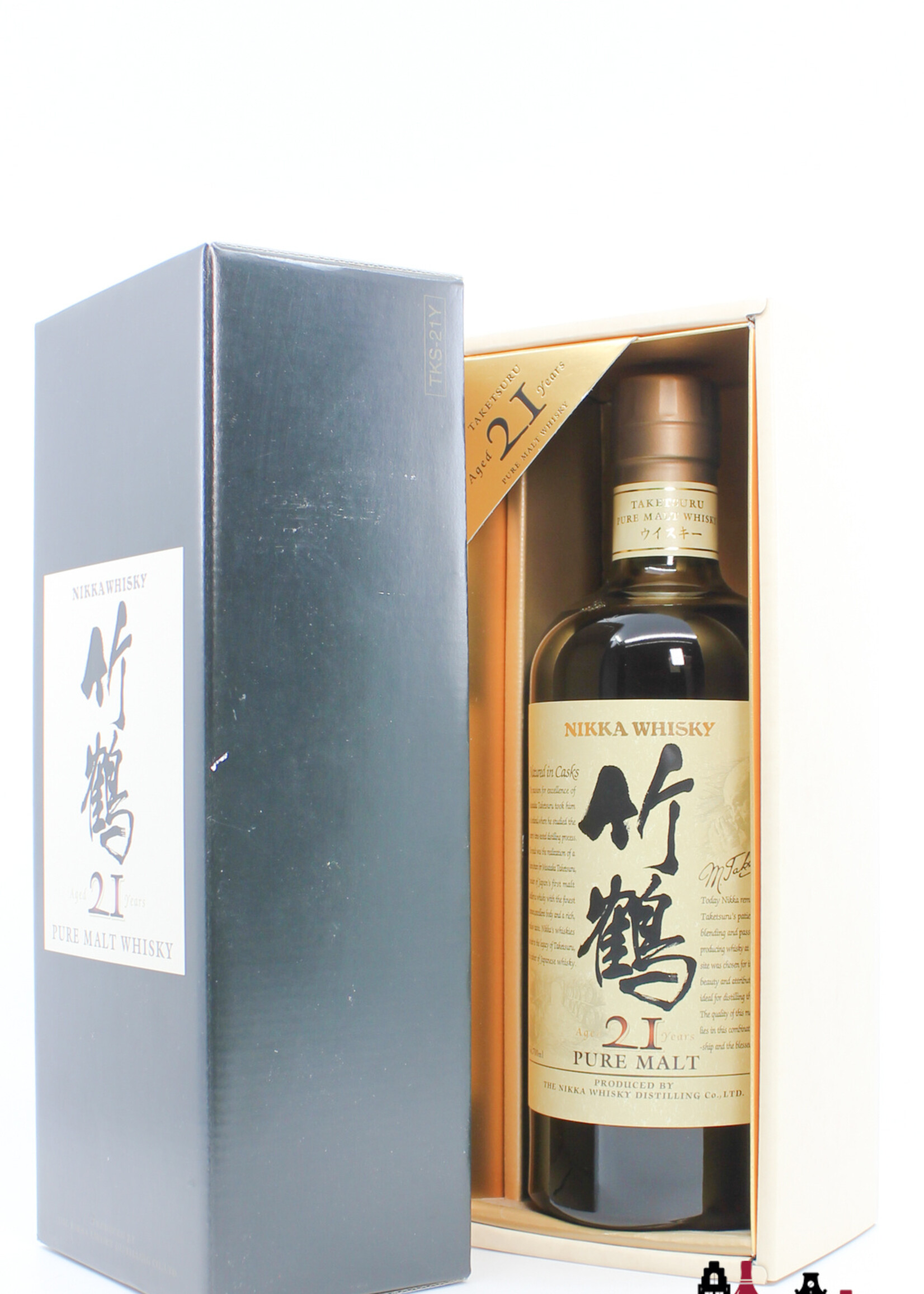 Nikka Whisky Taketsuru 21 Years Old - Pure Malt - Nikka Whisky - Yoichi & Miyagikyo 43% (in luxury case)