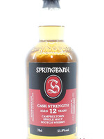 Springbank Springbank 12 Years Old 2021 - Cask Strength - Red/Black Edition 55.9% (margin)