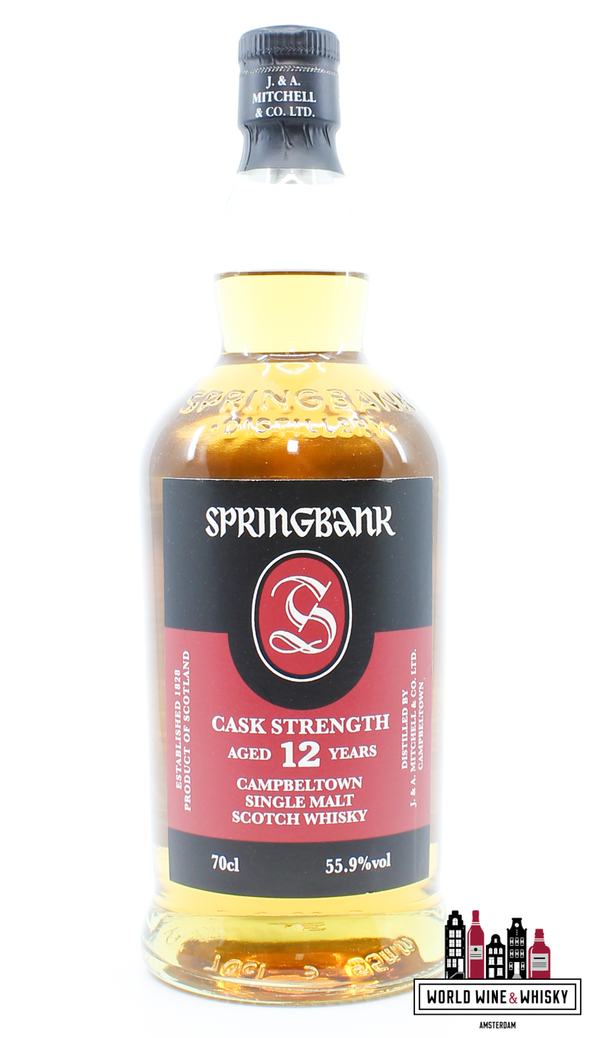 Springbank Springbank 12 Years Old 2021 - Cask Strength - Red/Black Edition 55.9% (marge)