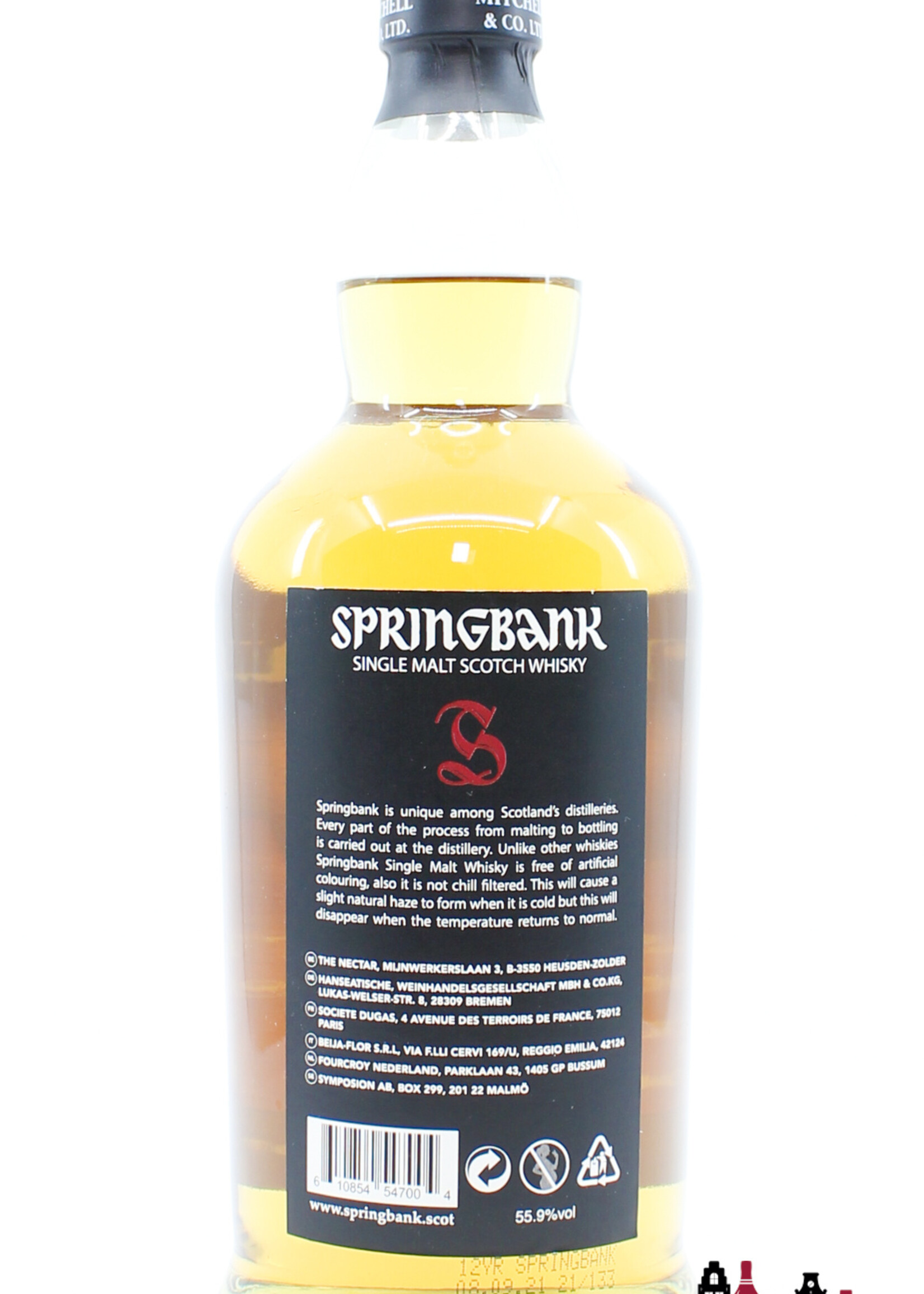 Springbank Springbank 12 Years Old 2021 - Cask Strength - Red/Black Edition 55.9% (margin)
