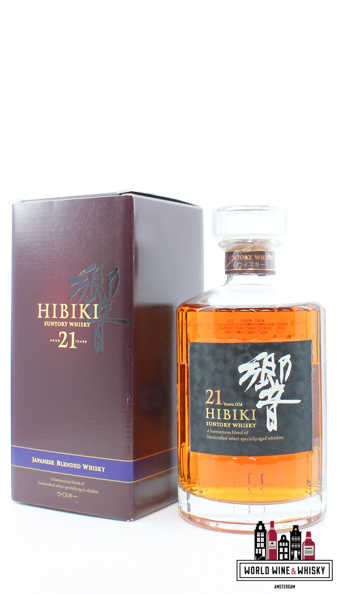 Hibiki Hibiki 21 Years Old - Suntory Whisky 43% (in the purple box)