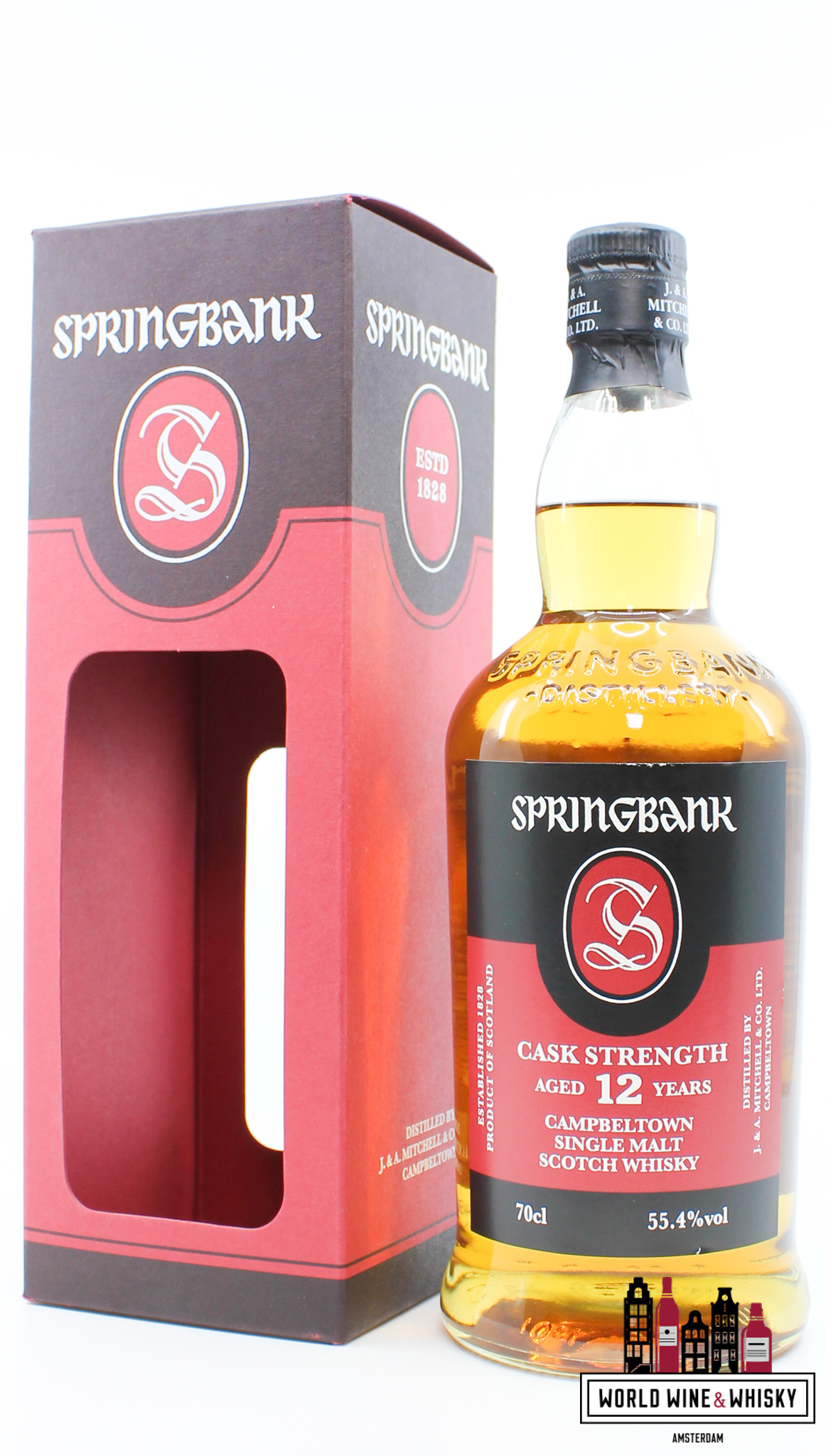 Springbank Springbank 12 Years Old 2021 - Cask Strength - Red/Black Edition 55.4% (nieuw)