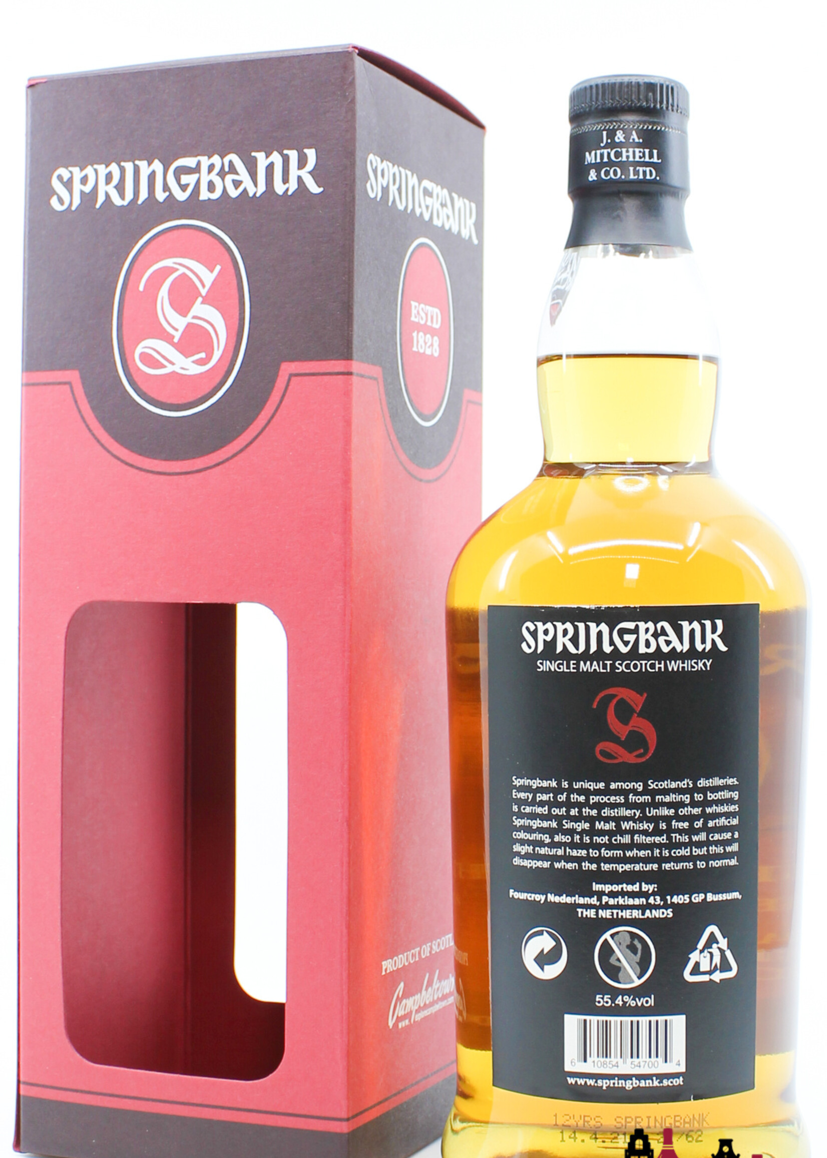 Springbank Springbank 12 Years Old 2021 - Cask Strength - Red/Black Edition 55.4% (nieuw)
