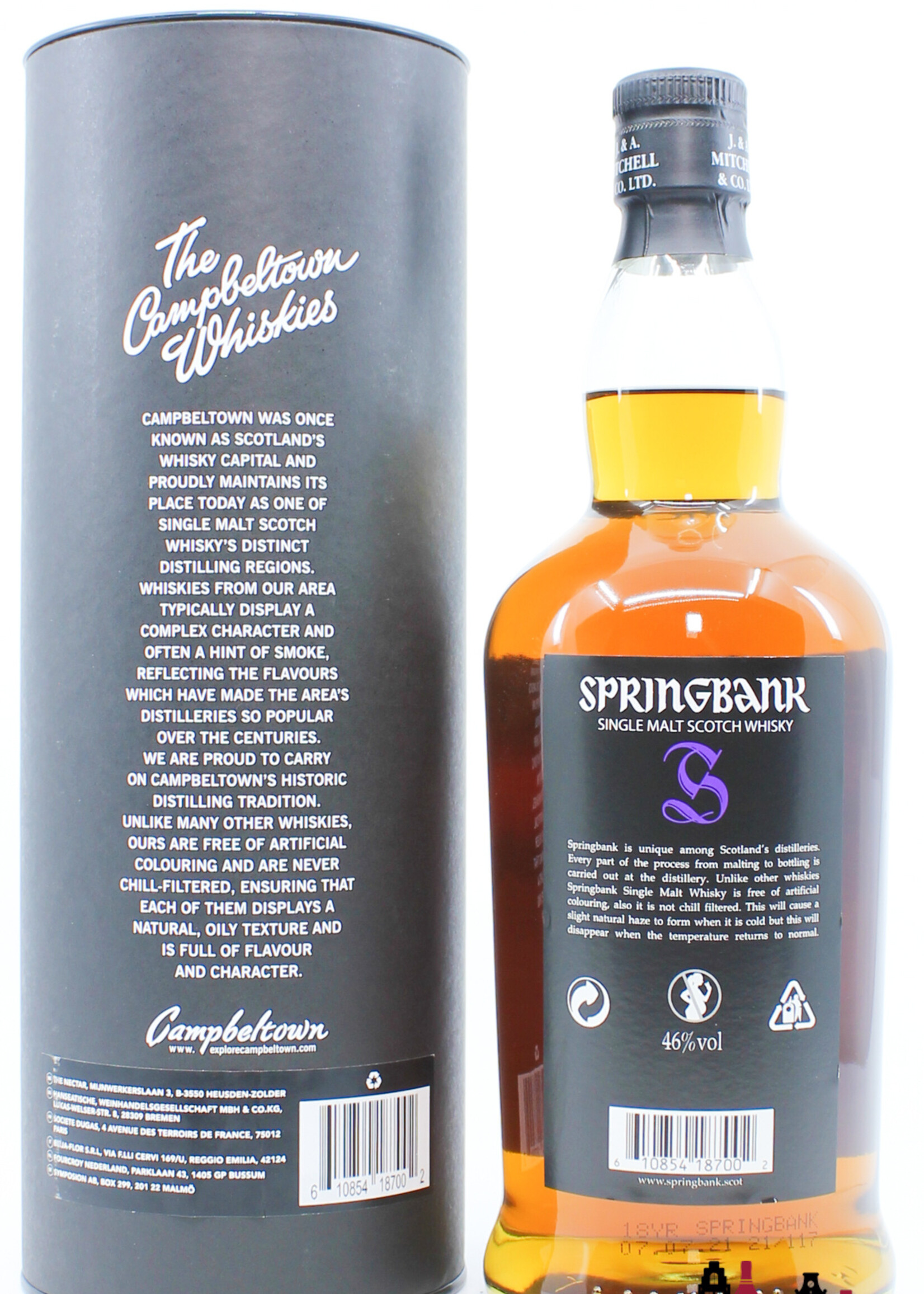 Springbank Springbank 18 Years Old 2021 - Purple/Back Edition 46% (new)