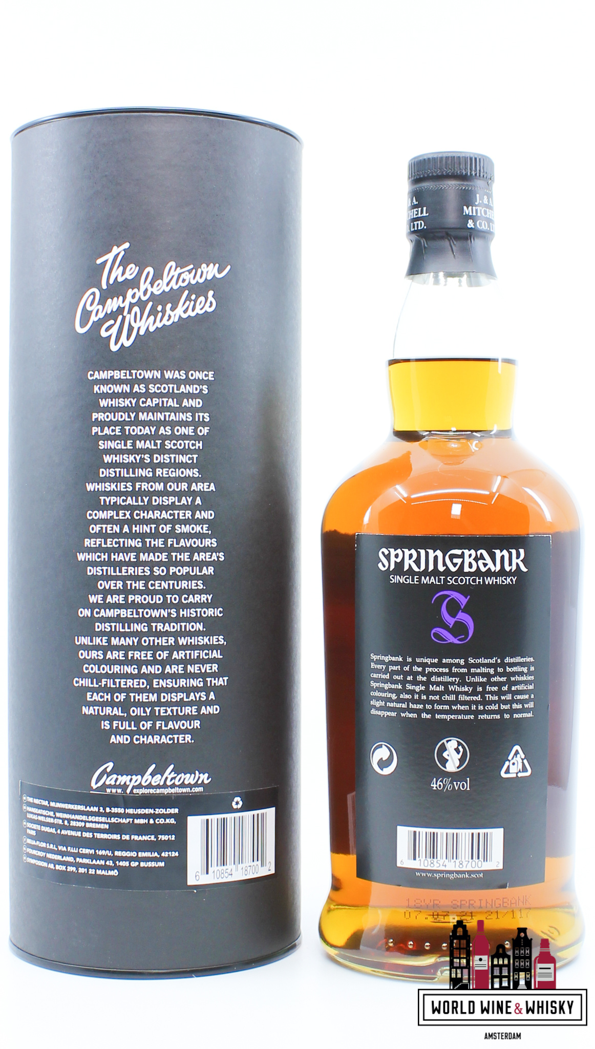 Springbank Springbank 18 Years Old 2021 - Purple/Back Edition 46% (marge)