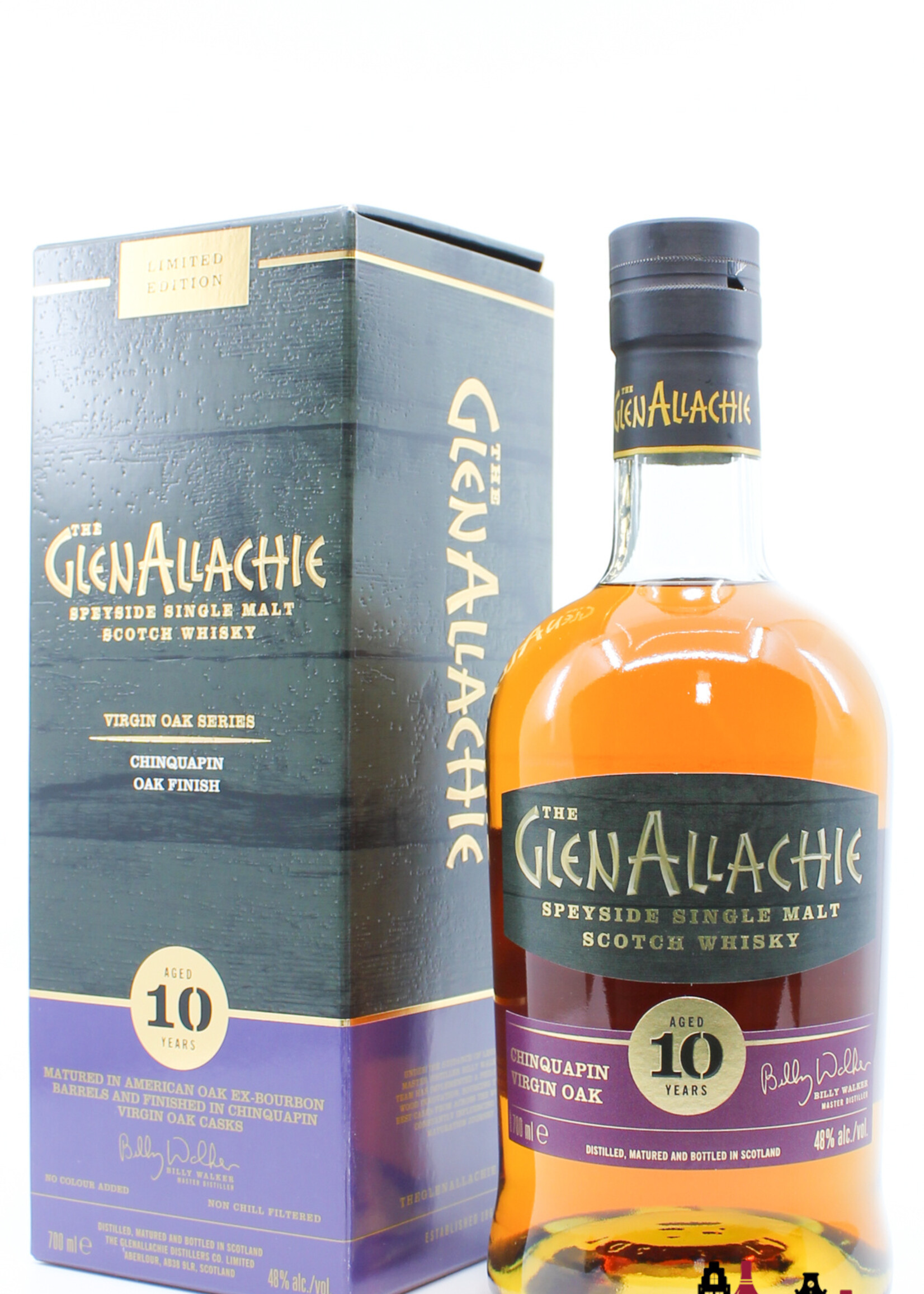 Glenallachie Glenallachie 10 Years Old 2022 - Virgin Oak Series - Chinquapin Oak Finish 48%