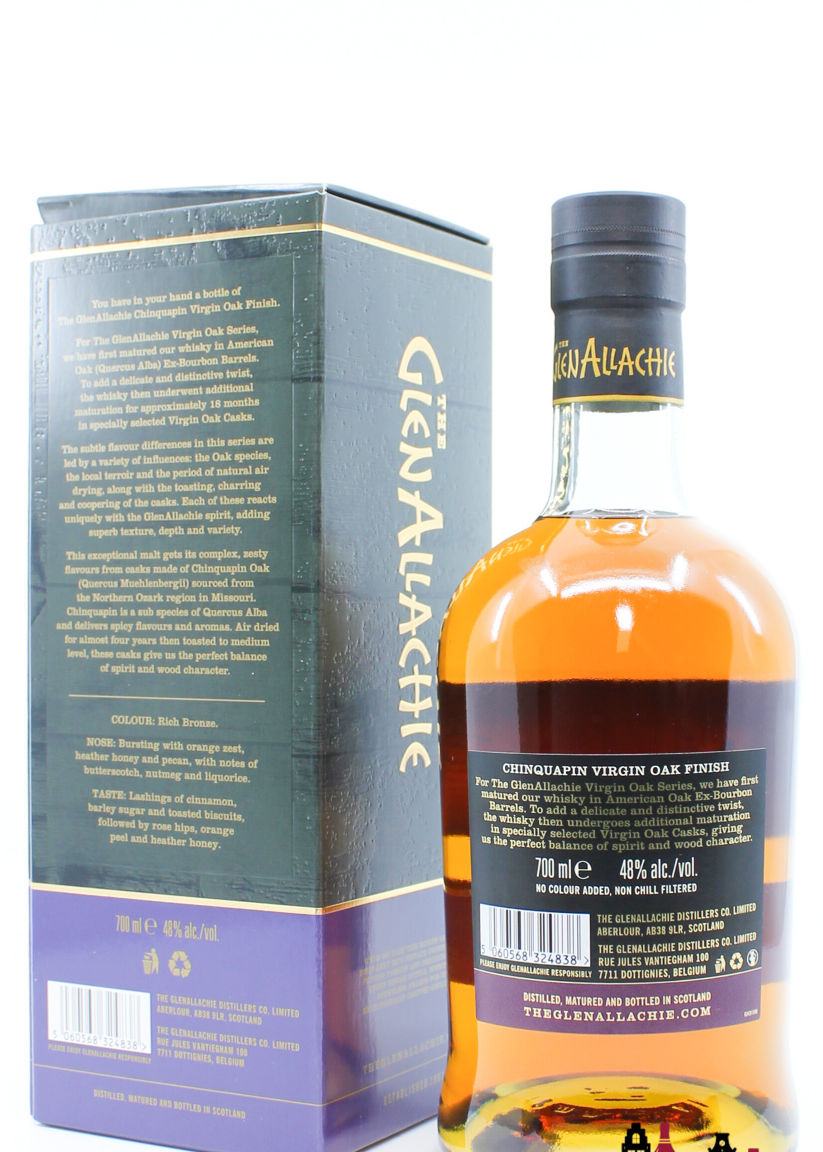 Glenallachie Glenallachie 10 Years Old 2022 - Virgin Oak Series - Chinquapin Oak Finish 48%