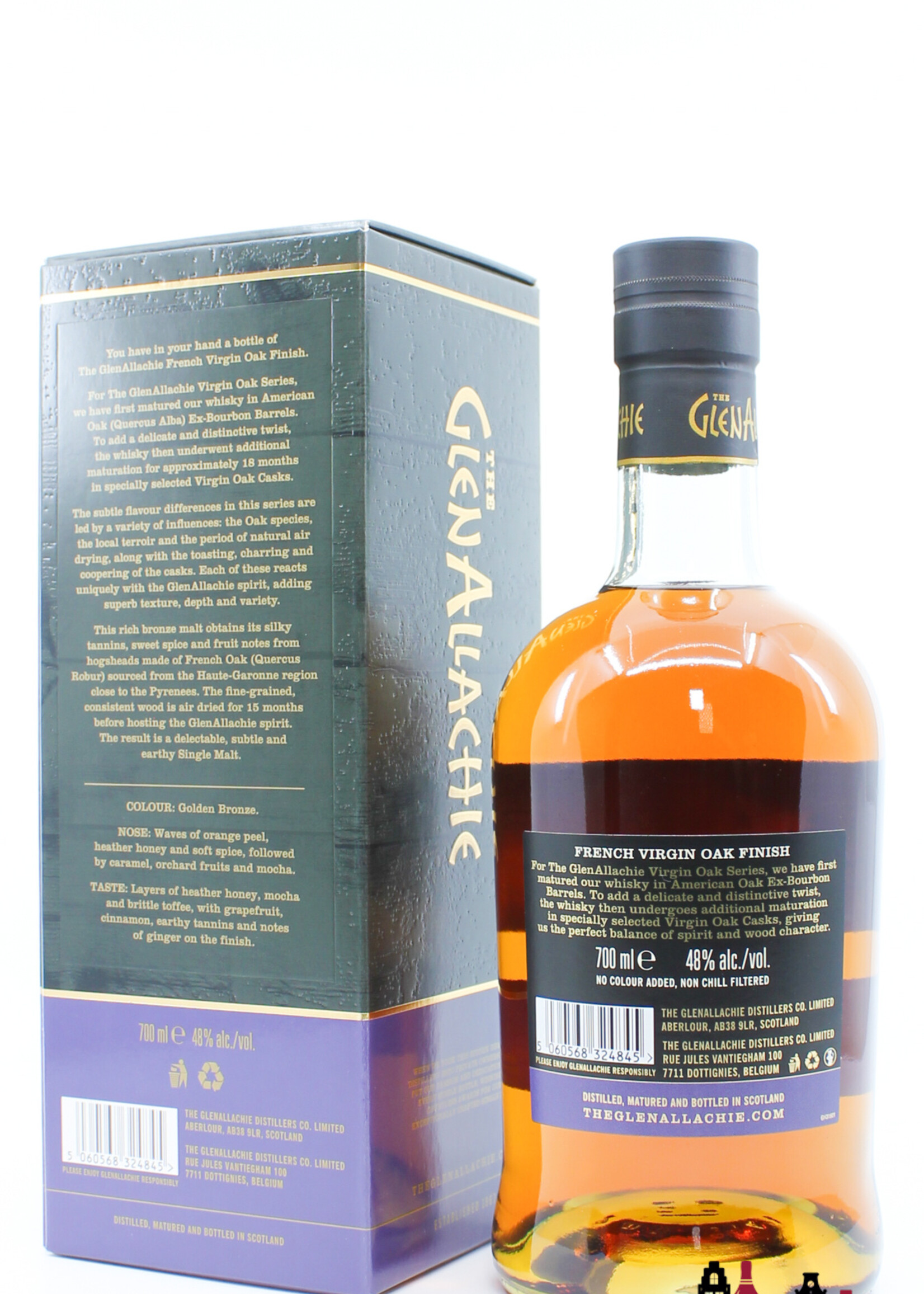 Glenallachie Glenallachie 10 Years Old 2022 - Virgin Oak Series - French Oak Finish 48%