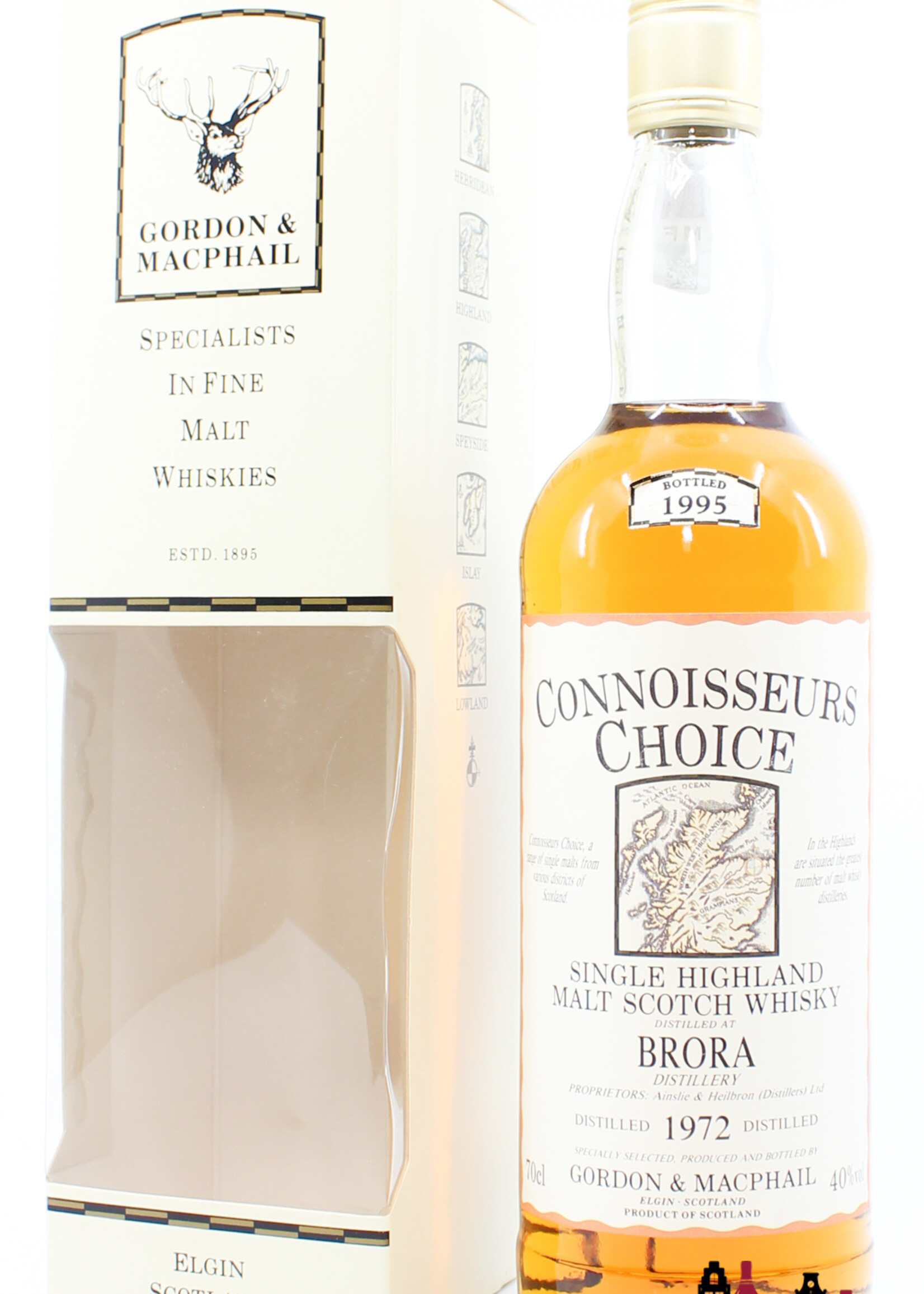Brora Brora 1972 1995 - Connoisseurs Choice - Gordon & MacPhail 40%