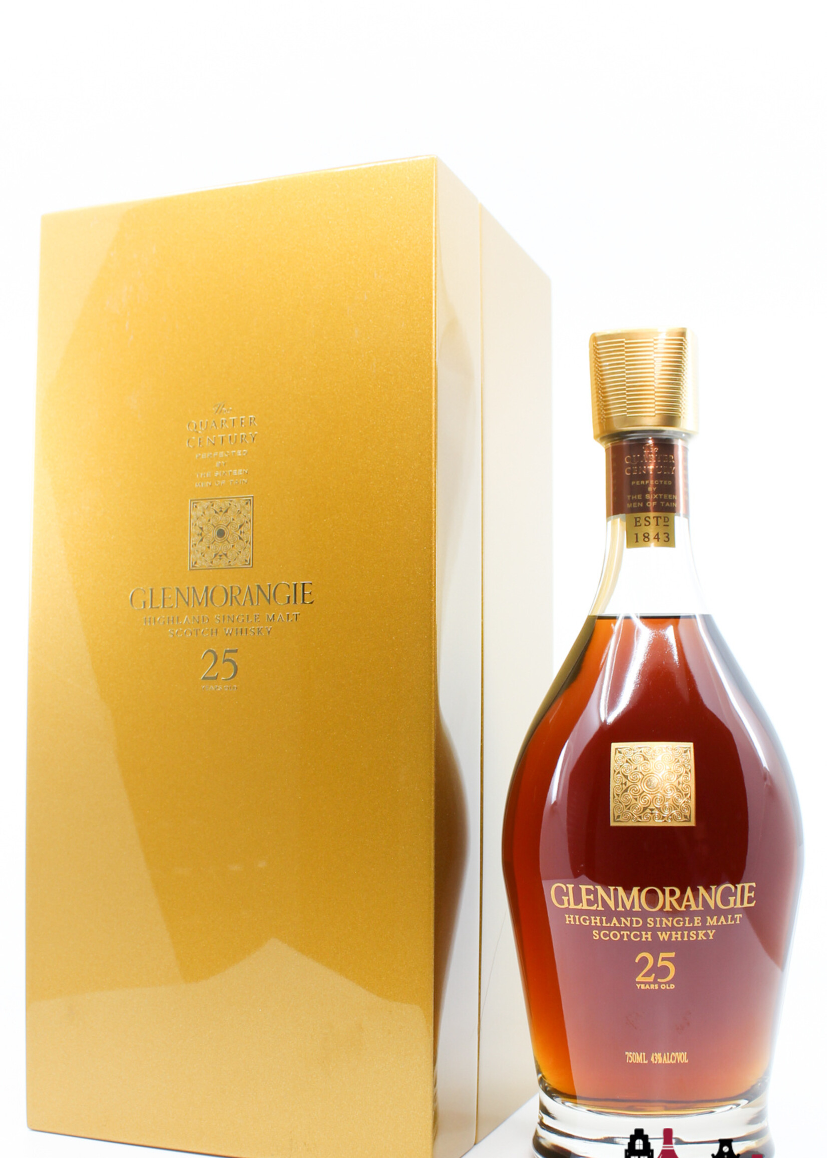 Glenmorangie Glenmorangie 25 Years Old 2007 - The Quarter Century by the Sixteen Men of Tain 43% 750ml (in luxury case)