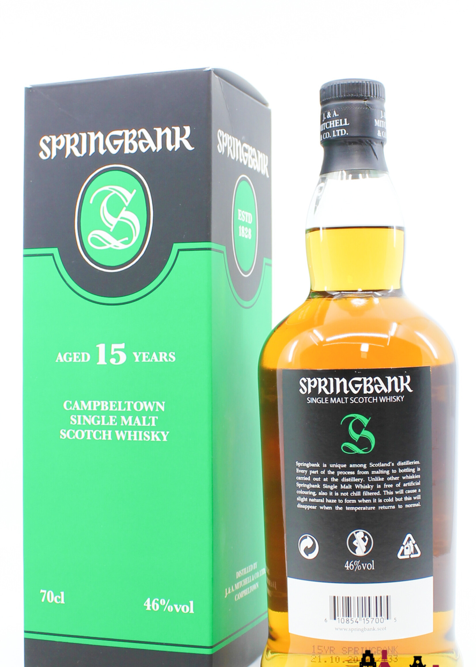 Springbank Springbank 15 Years Old 2020 - Green/Black Edition 46%