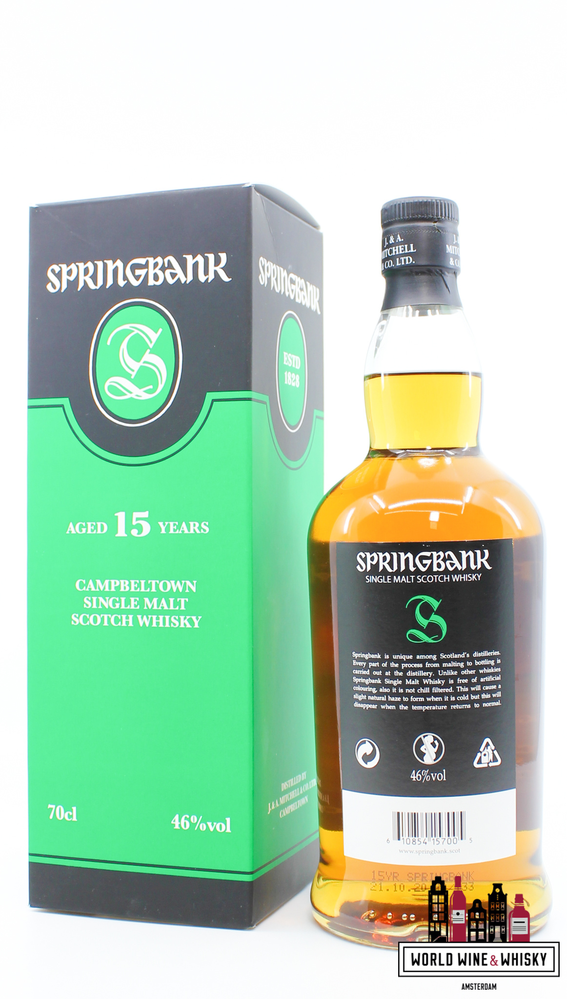 Springbank Springbank 15 Years Old 2020 - Green/Black Edition 46%