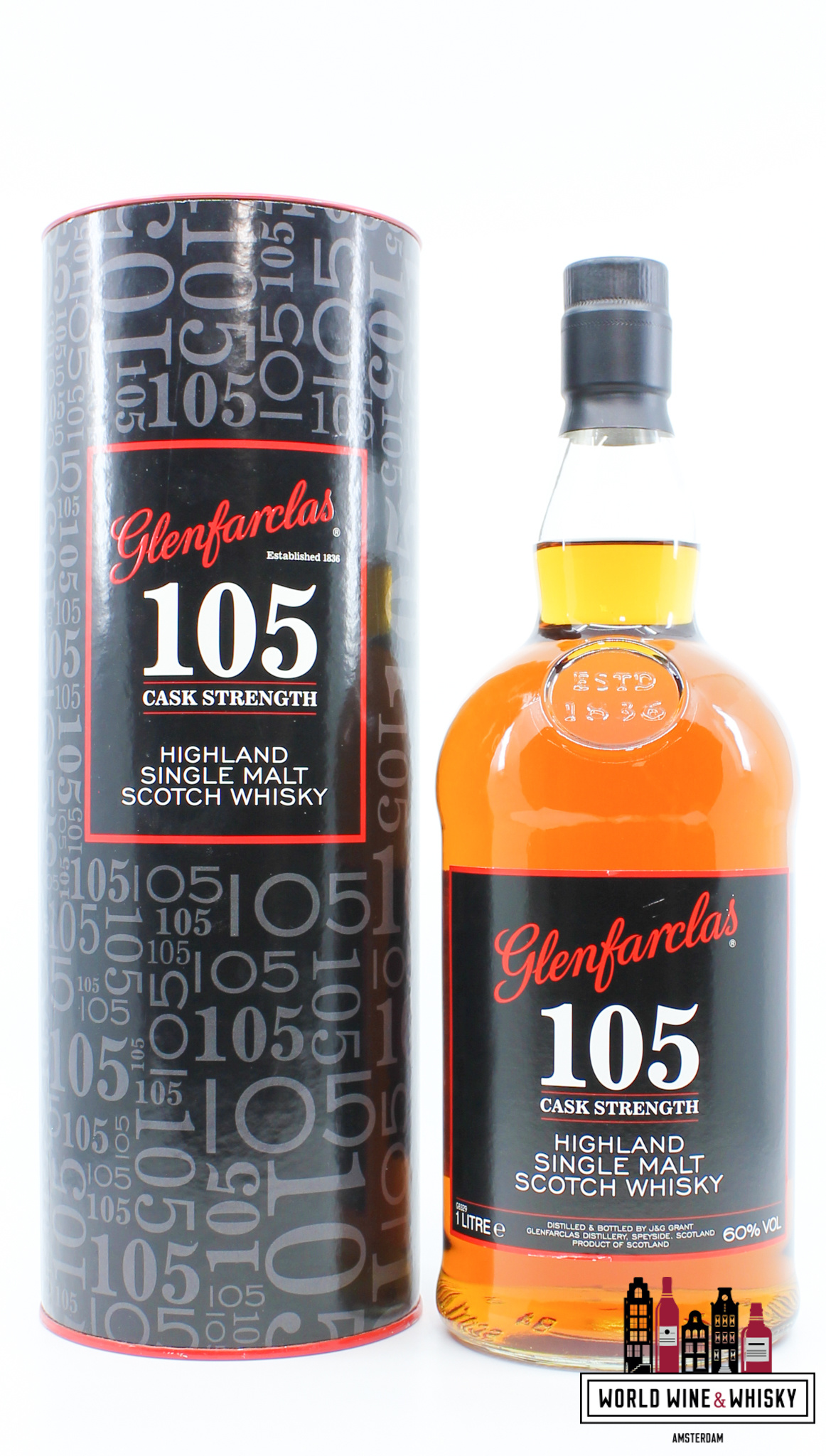 Glenfarclas Glenfarclas 105 Cask Strength 60% - 1 liter