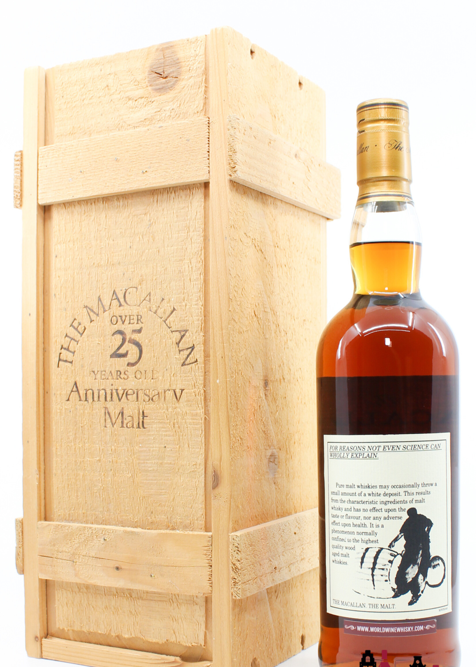 The Macallan Macallan 25 Years Old 1972 1998 - The Anniversary Malt 43% 700ml (in OWC)