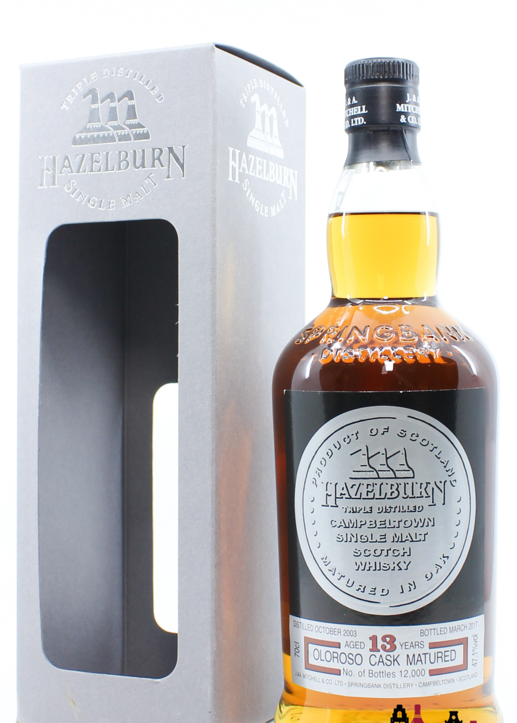 Springbank Hazelburn 13 Years Old 2003 2017 - Oloroso Cask Matured 47.1% (1 of 12000)