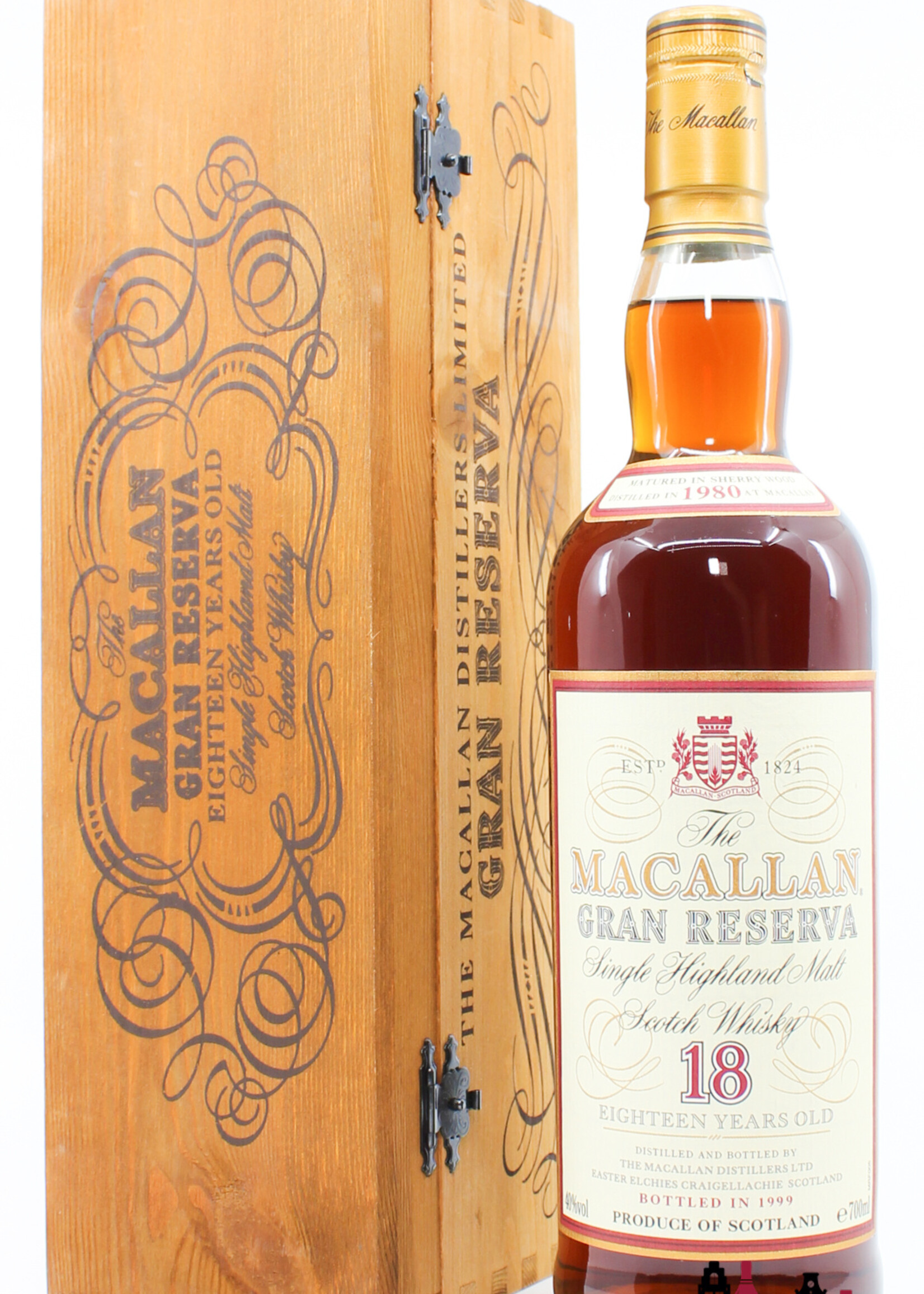 The Macallan Macallan 18 Years Old 1980 1999 - Gran Reserva - Sherry Wood 40%