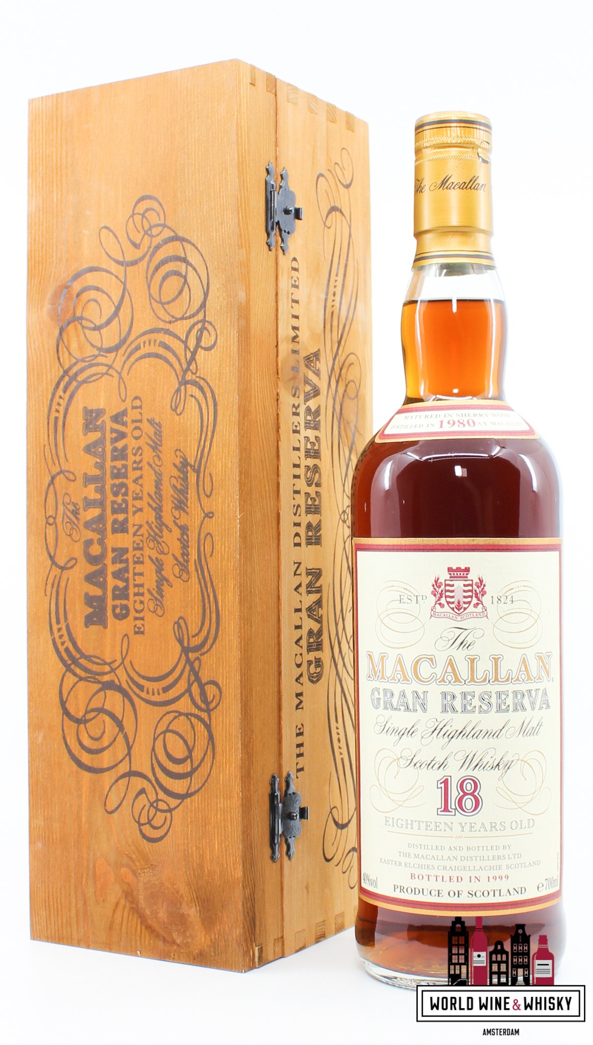 Macallan Macallan 18 Years Old 1980 1999 - Gran Reserva - Sherry Wood 40%