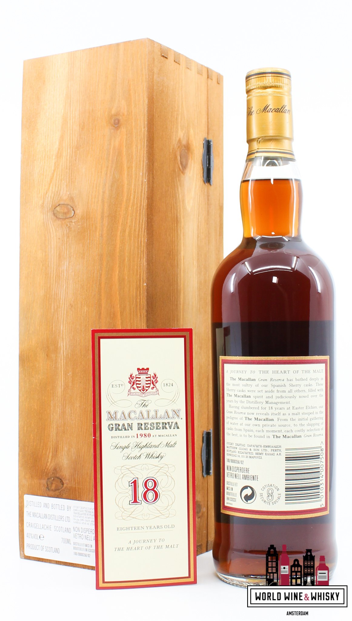 Macallan Macallan 18 Years Old 1980 1999 - Gran Reserva - Sherry Wood 40%